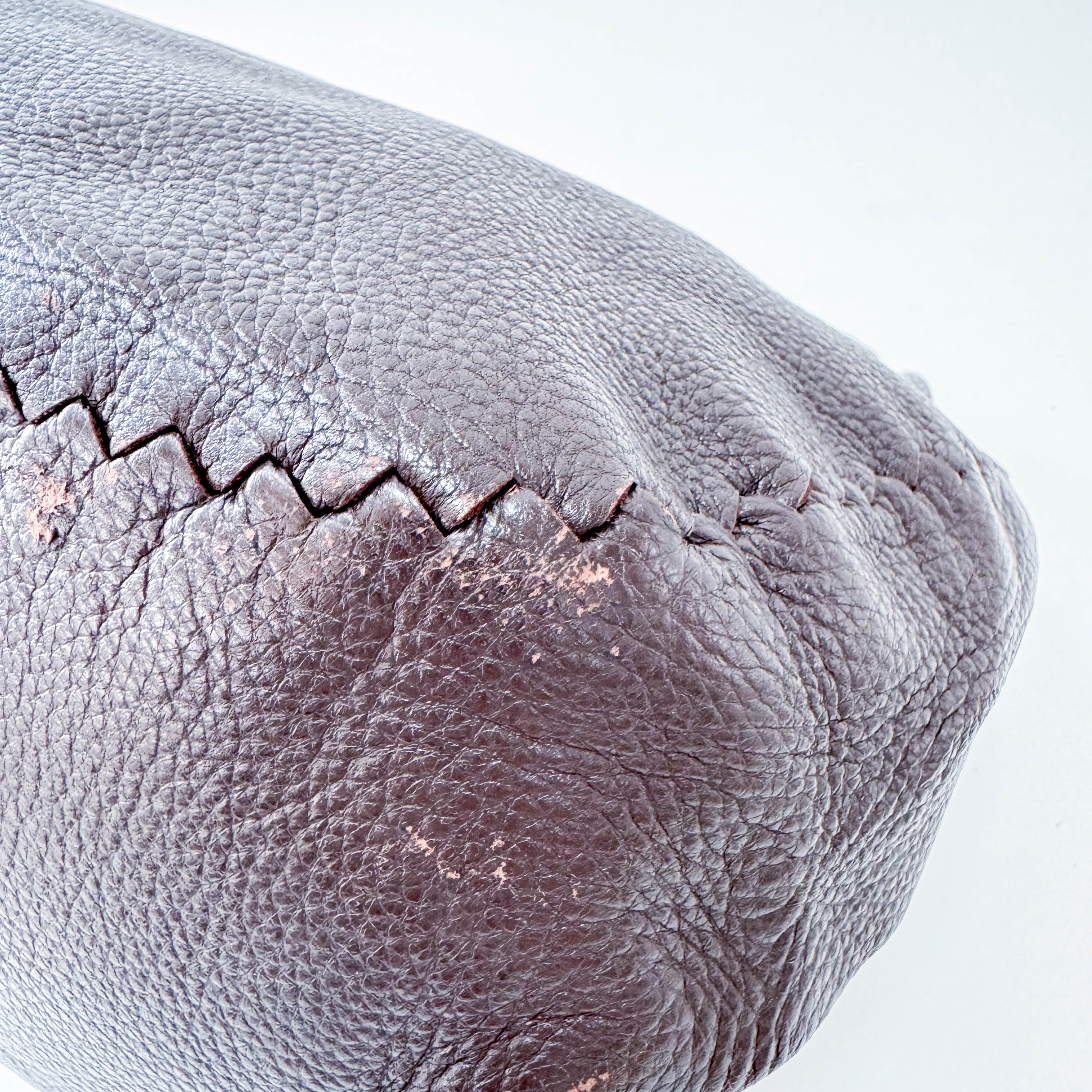 Intrecciato Brown Leather Shoulder Bag