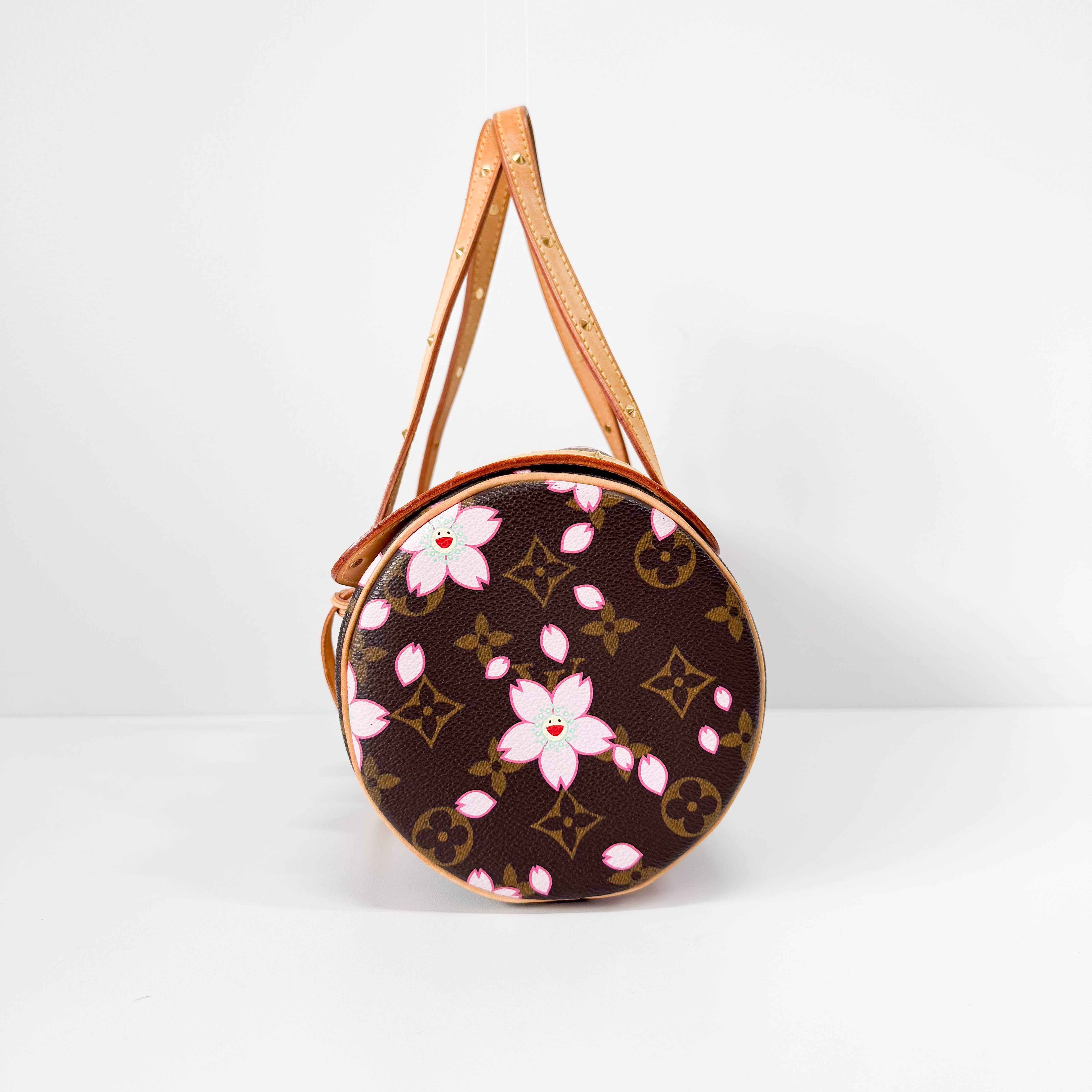 LV x TM Monogram Sakura Papillon Bag