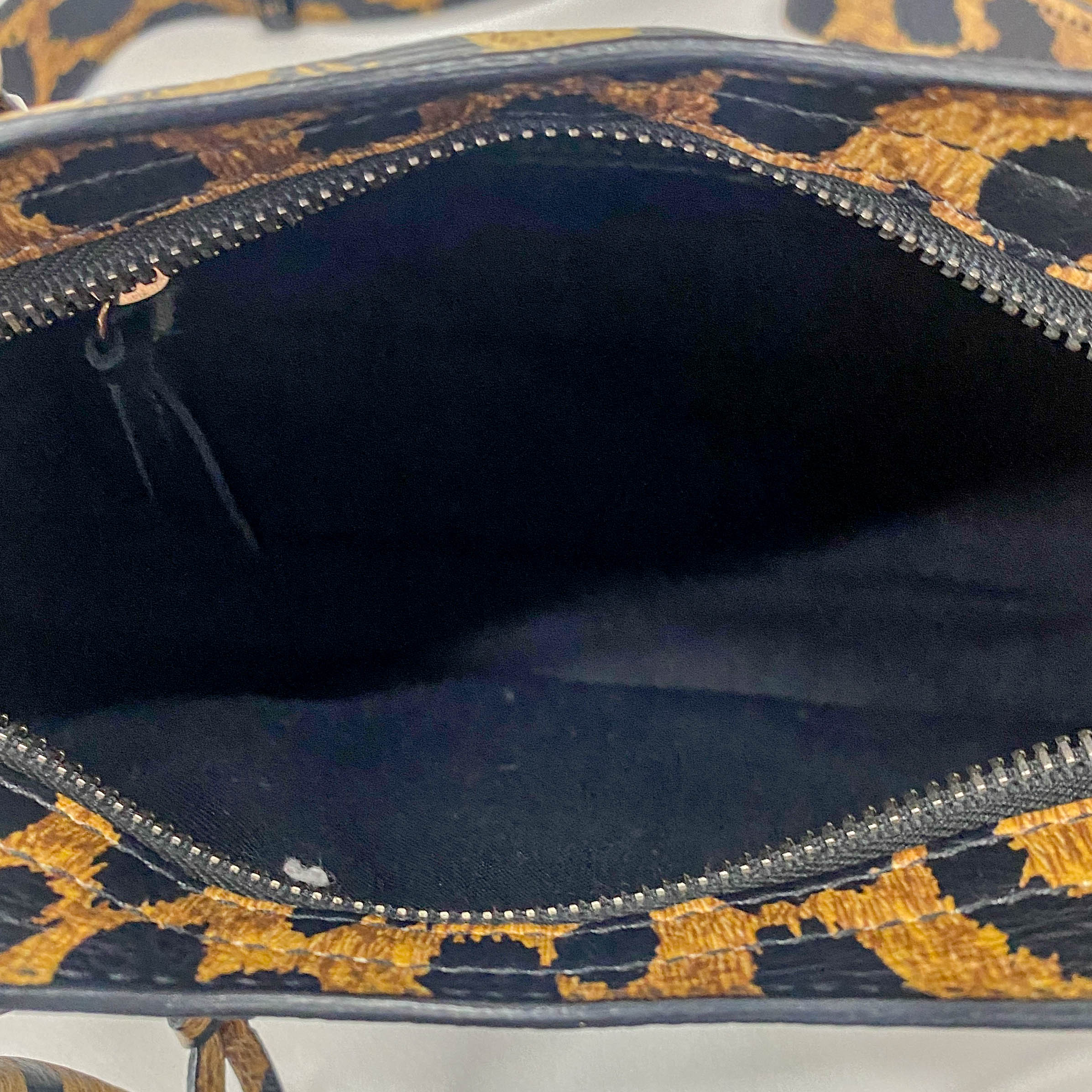 Mini Le City Animal Print Leather Bag