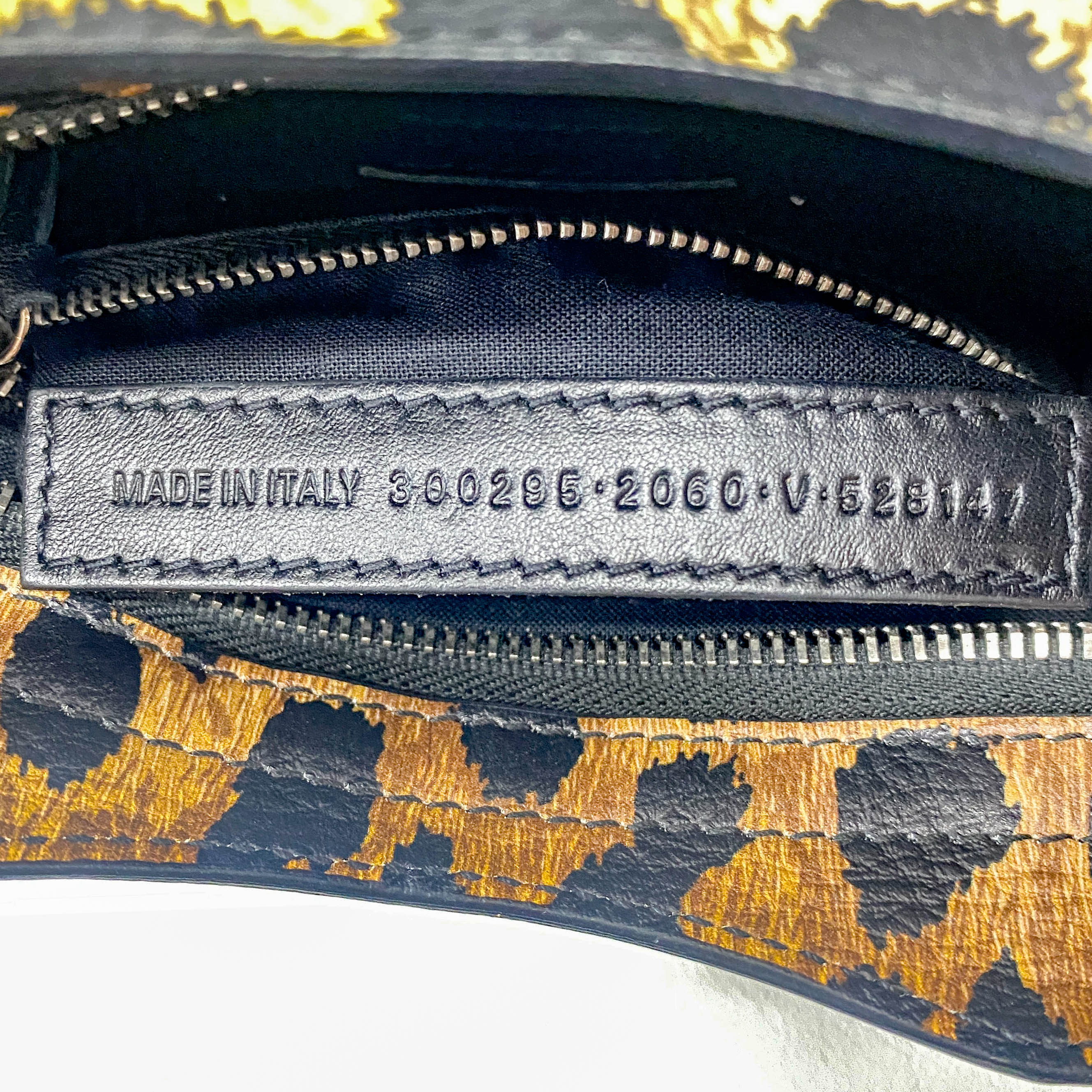 Mini Le City Animal Print Leather Bag