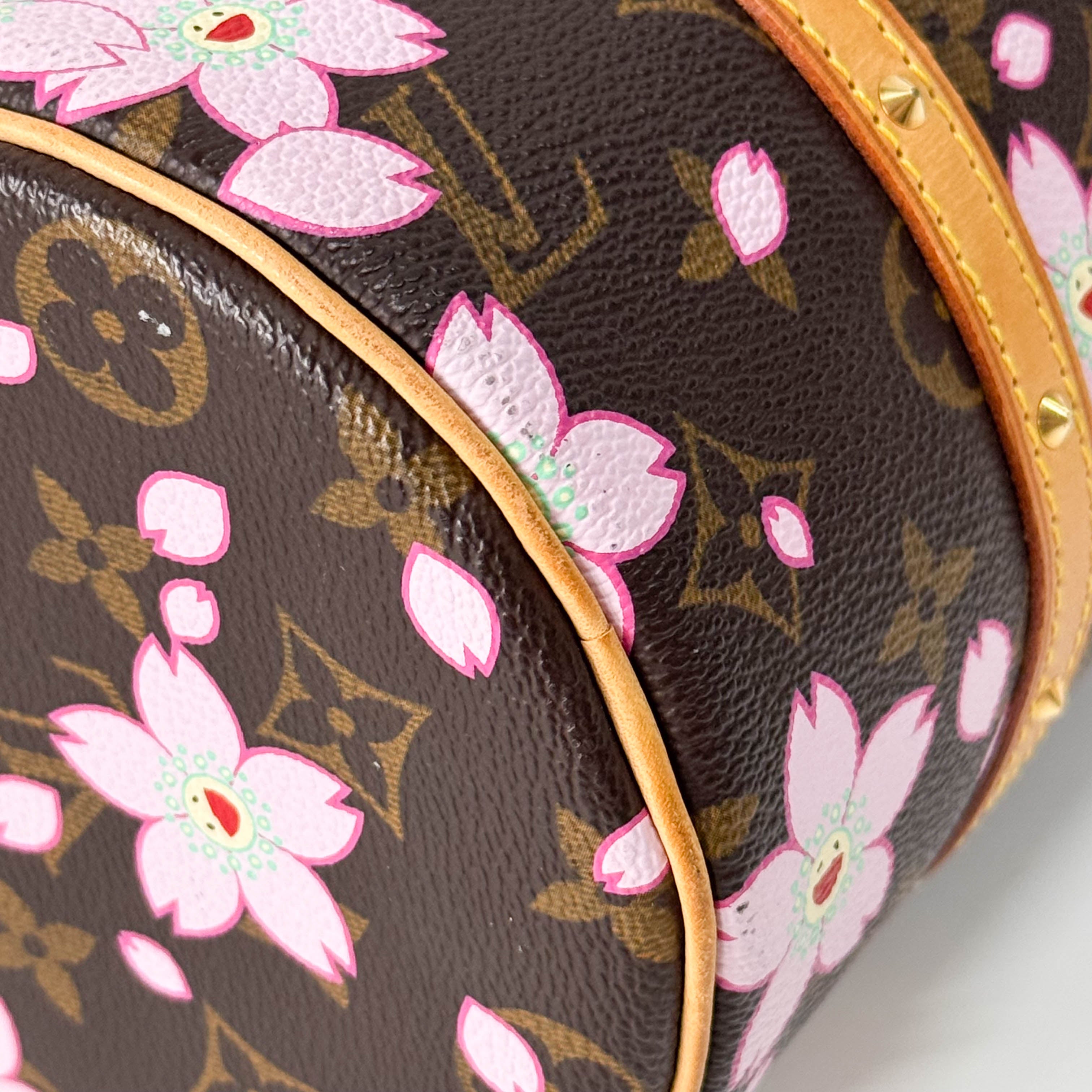 LV x TM Monogram Sakura Papillon Bag