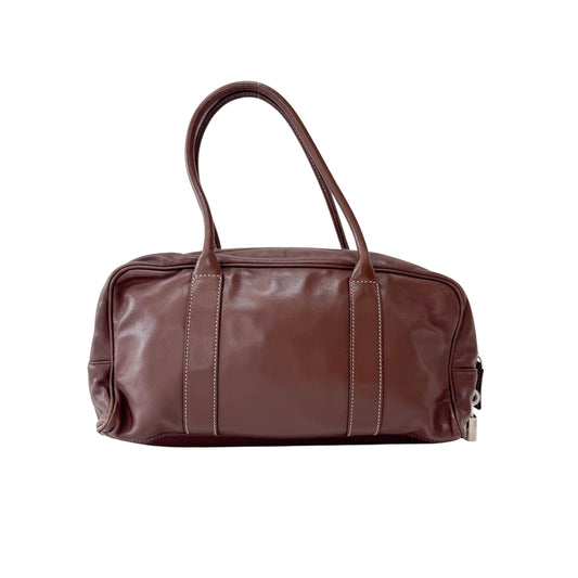 Archive Brown Leather Shoulder Bag