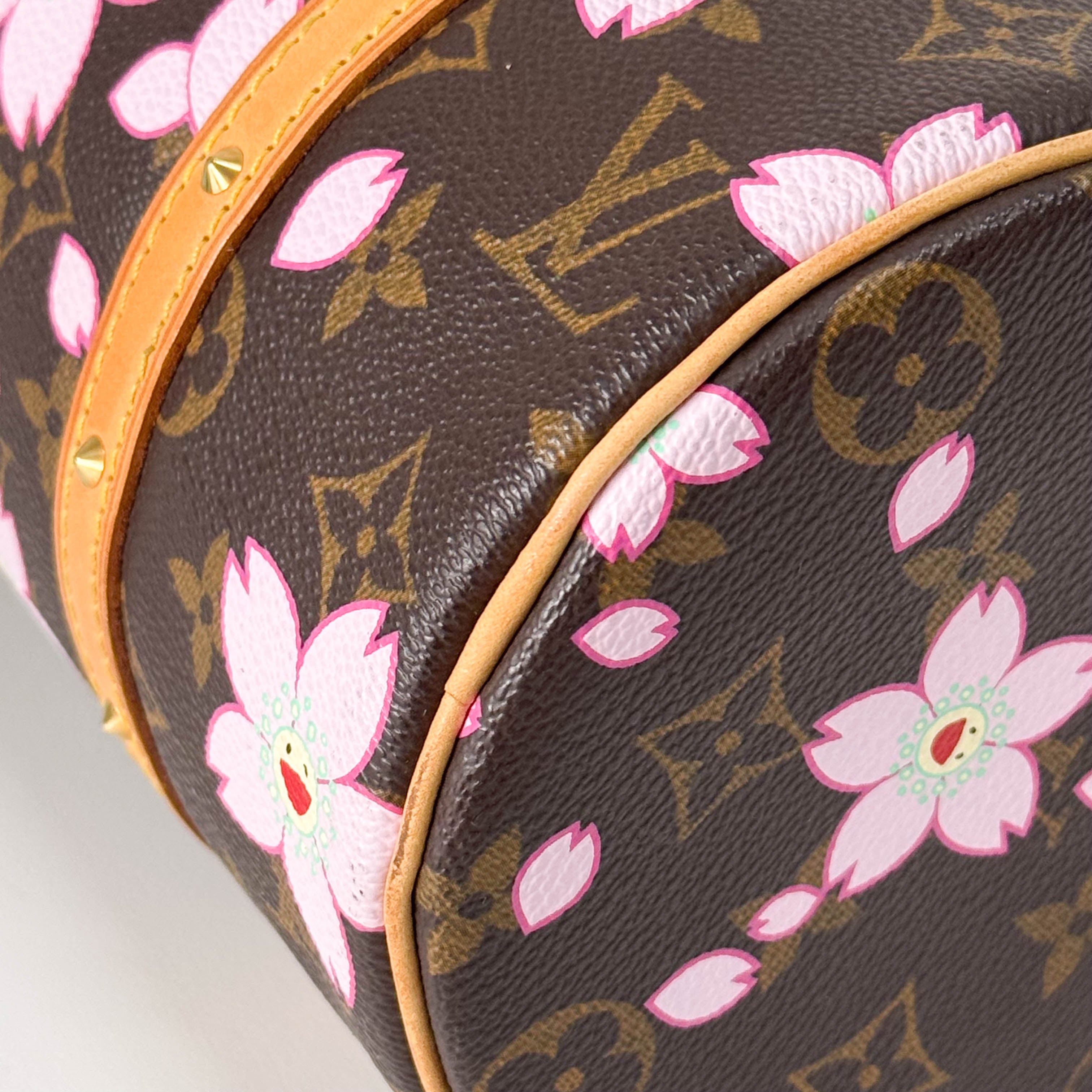LV x TM Monogram Sakura Papillon Bag