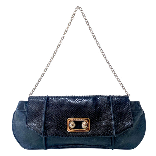 Black Leather Shoulder Bag