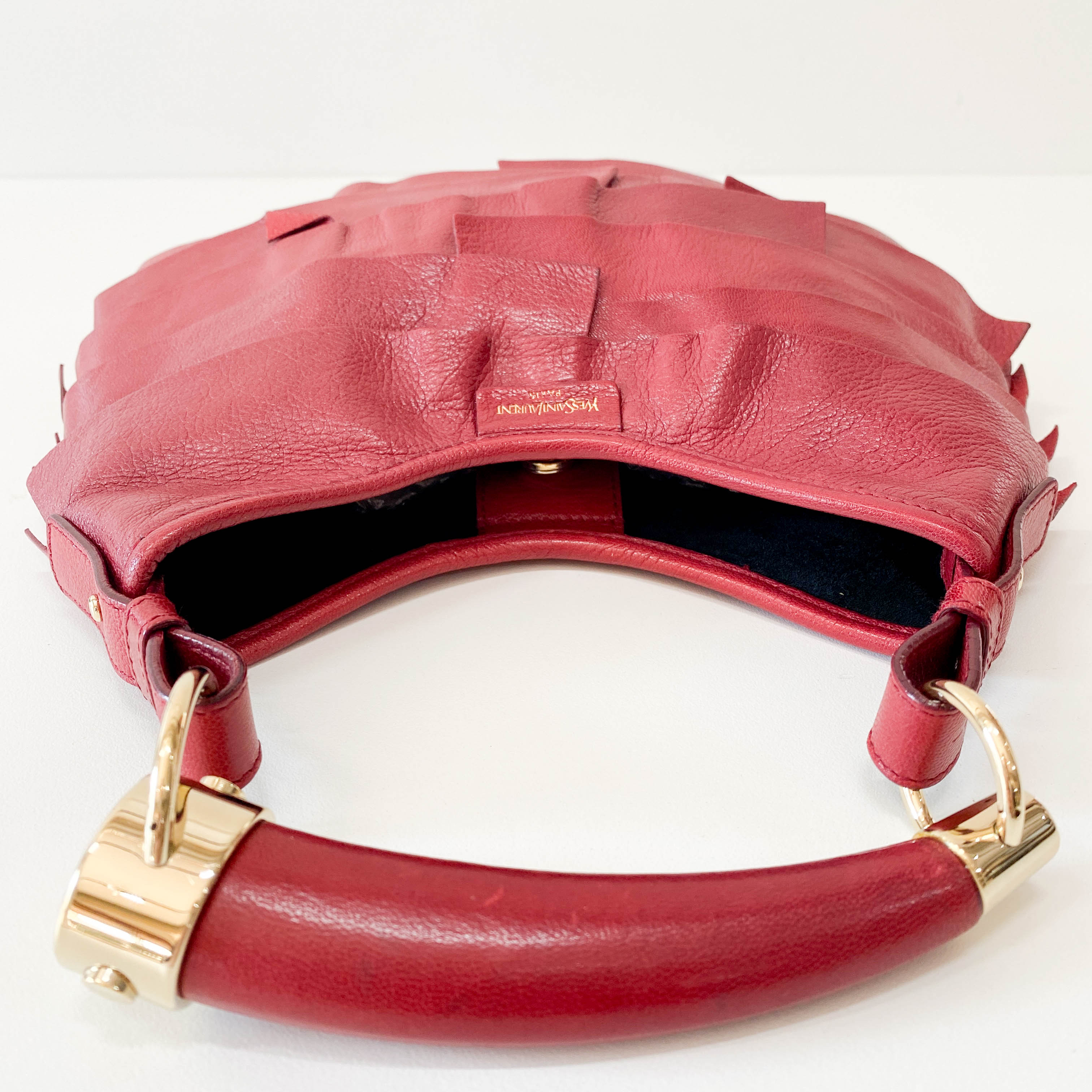 Mombasa Saint-Tropez Red Leather Hand Bag
