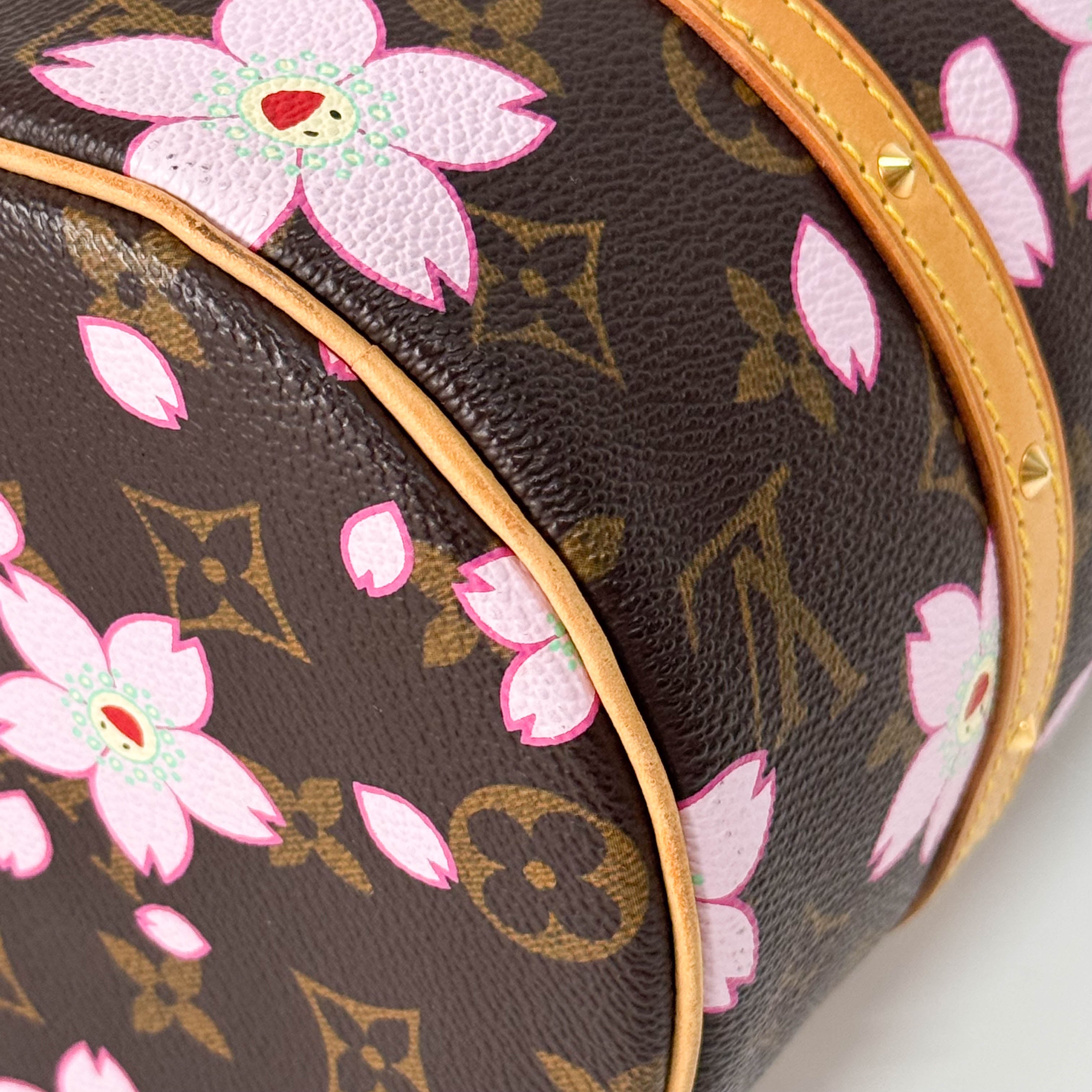LV x TM Monogram Sakura Papillon Bag