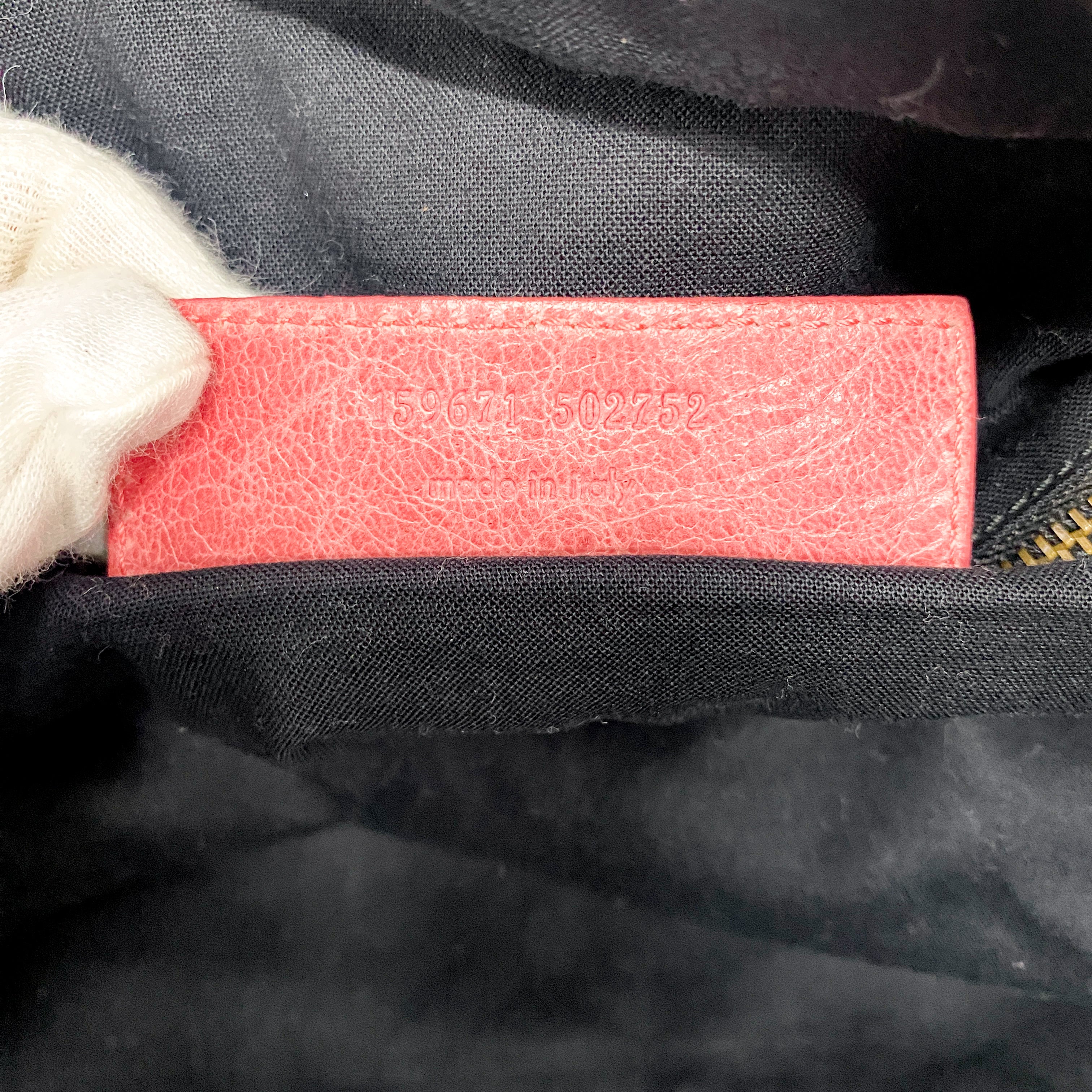 Motorcycle Pink Leather Tote Bag