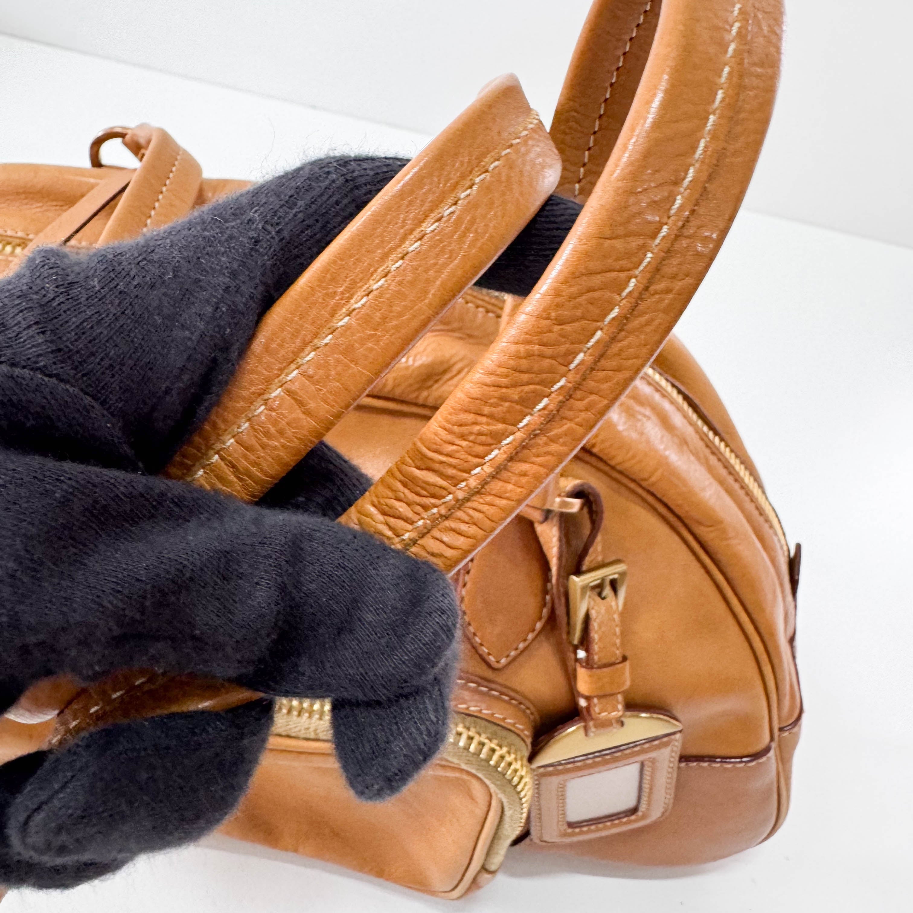 Archive Brown Leather Shoulder Bag