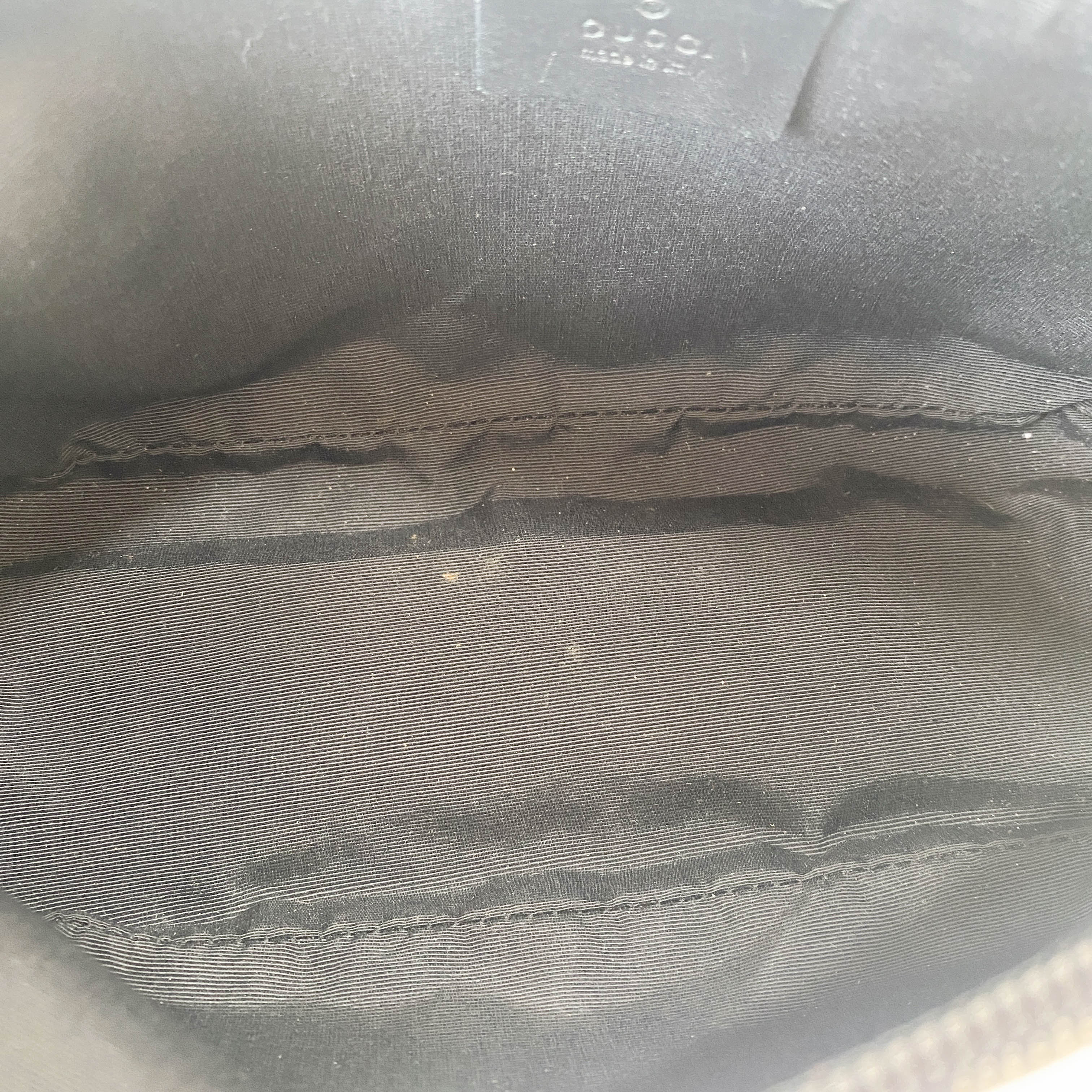 GG Canvas Navy Pouch