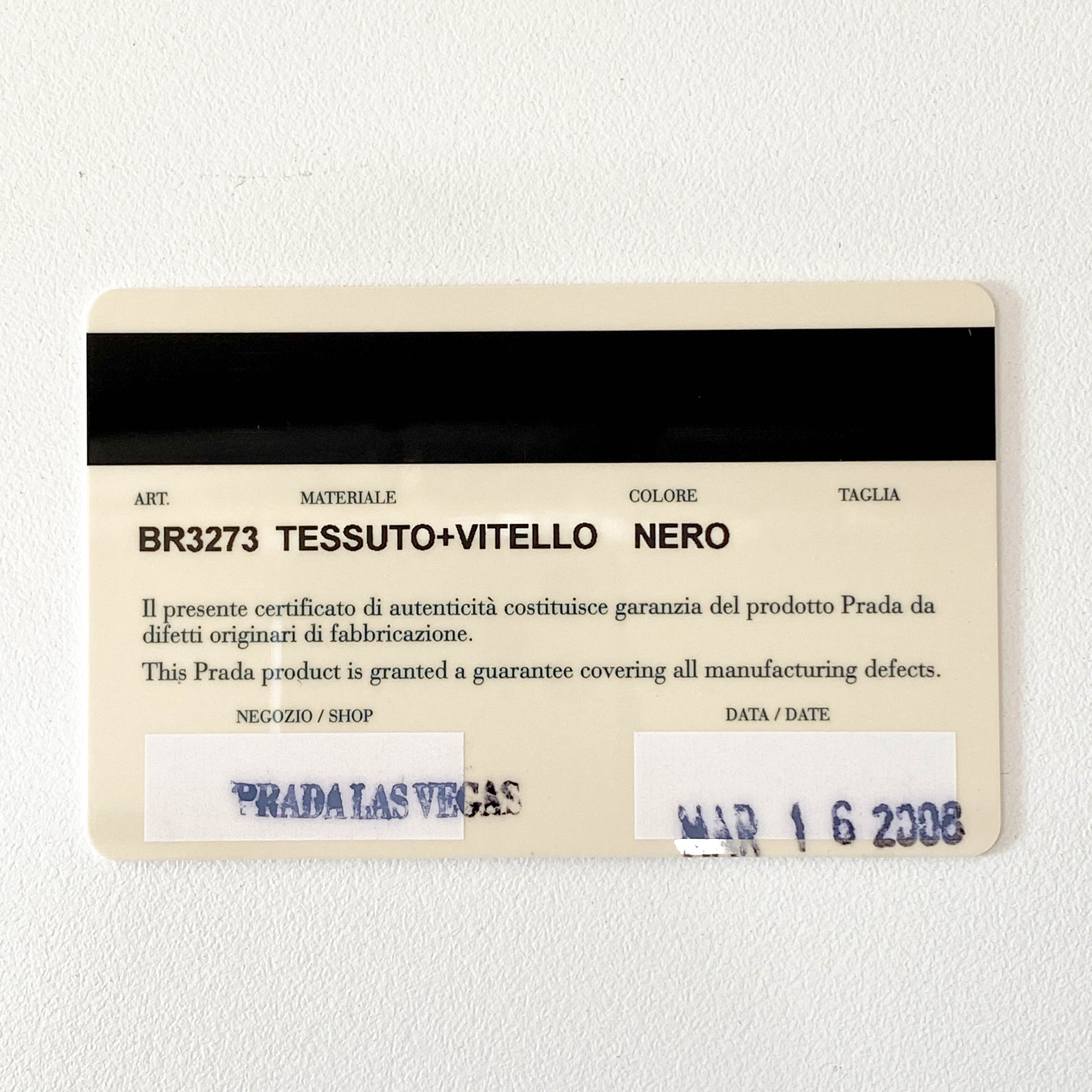 Black Nylon & Leather Shoulder Bag