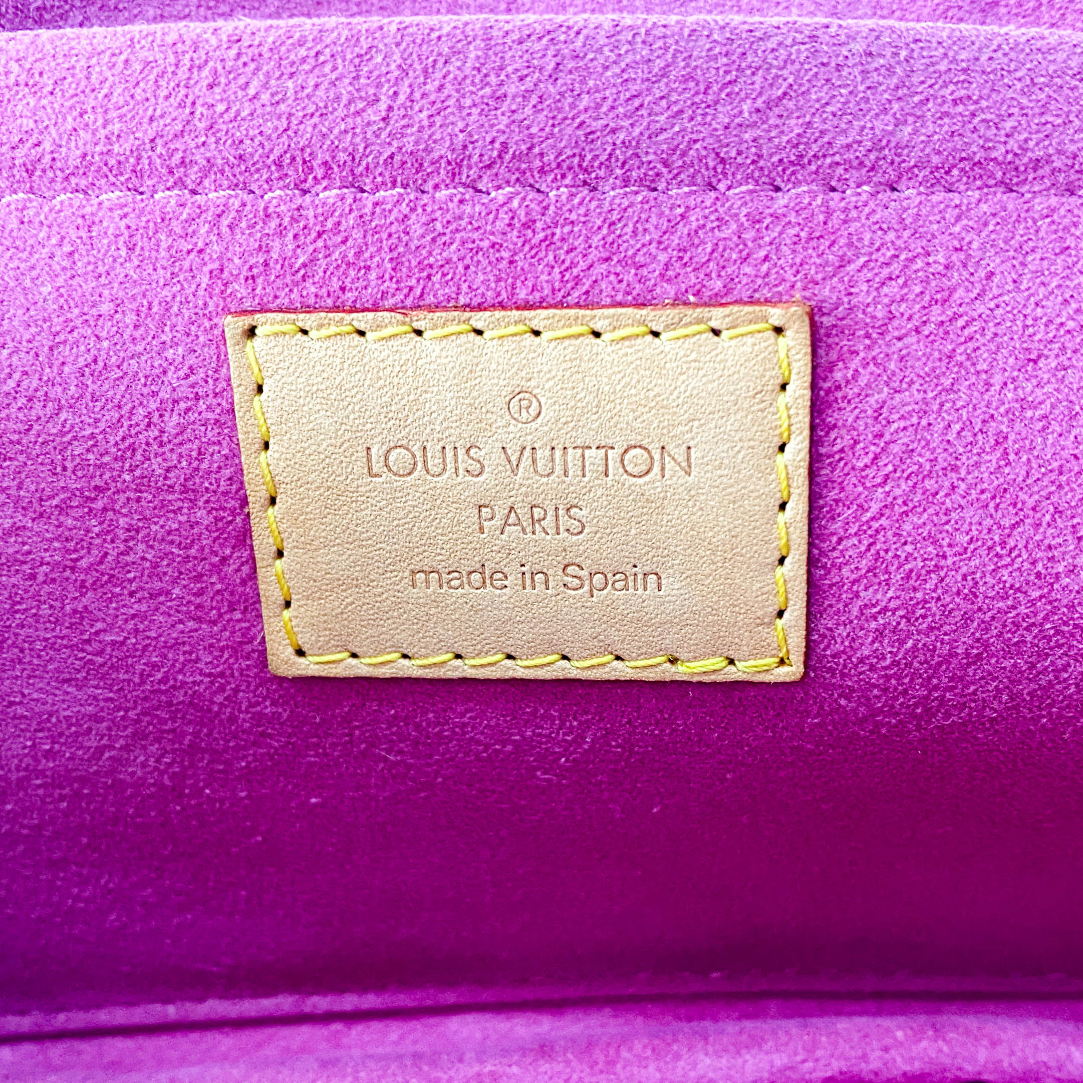 Monogram Pink Denim Mini Pleaty