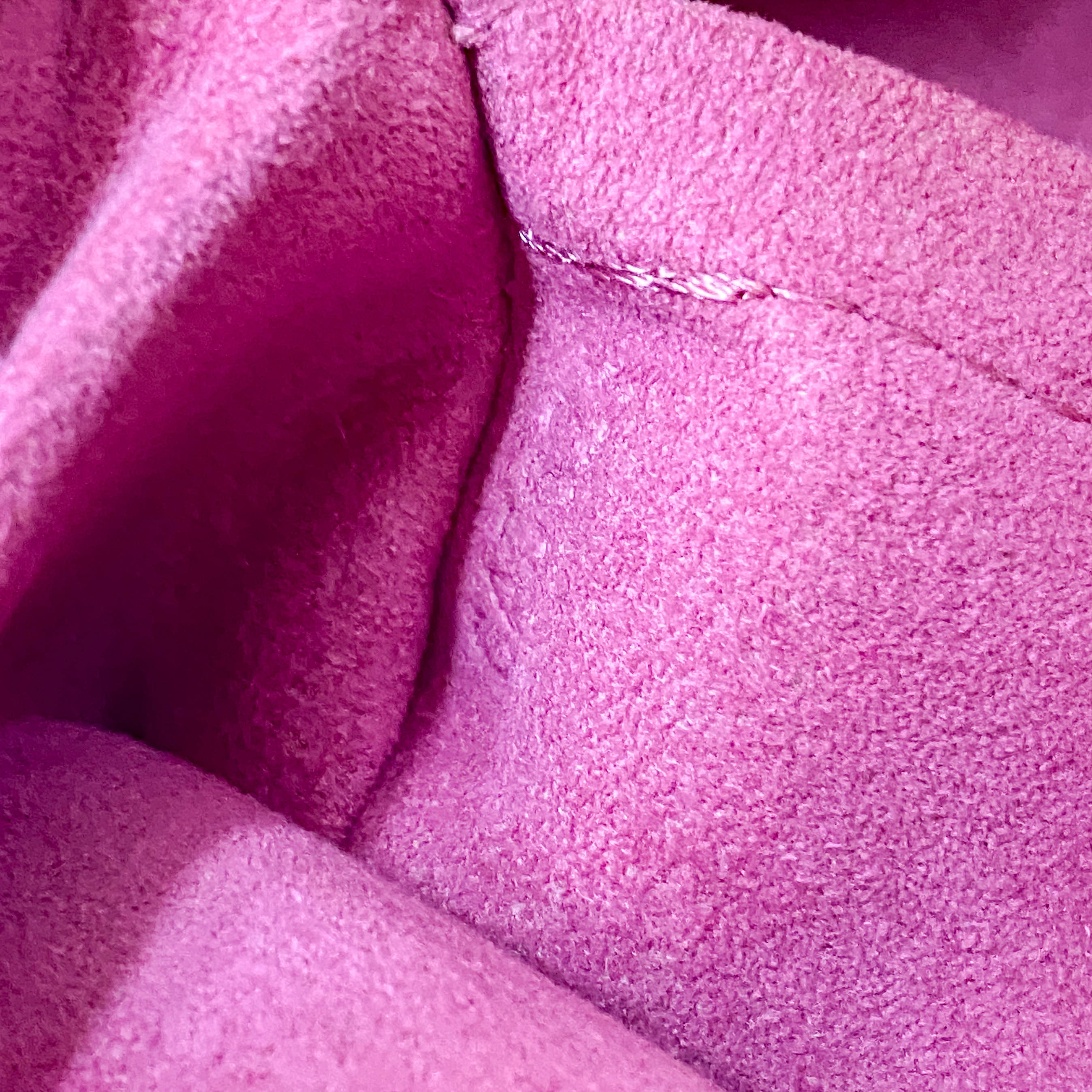 Monogram Pink Denim Mini Pleaty