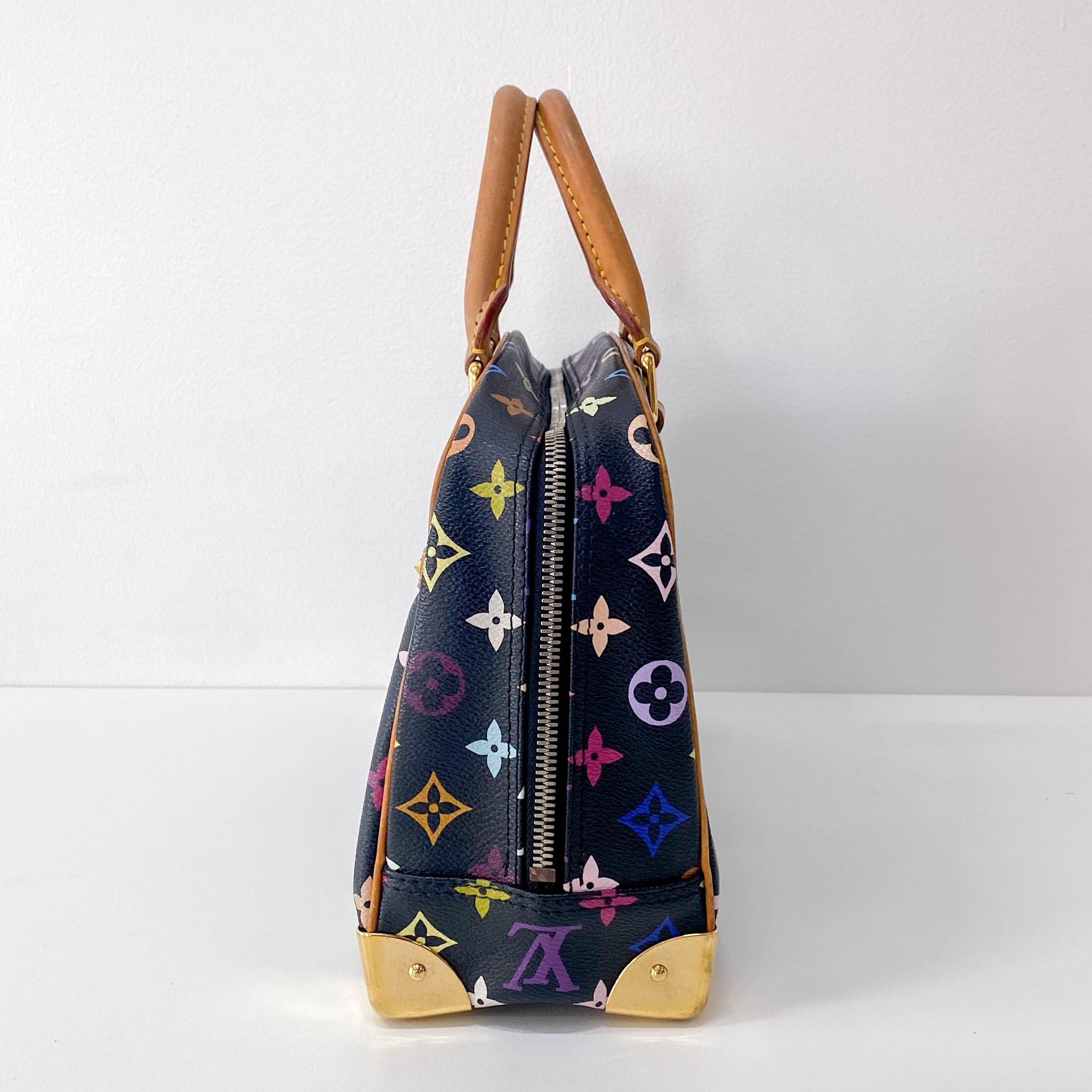 Louis Vuitton x Takashi Murakami Multicolor Trouville Monogram Bag