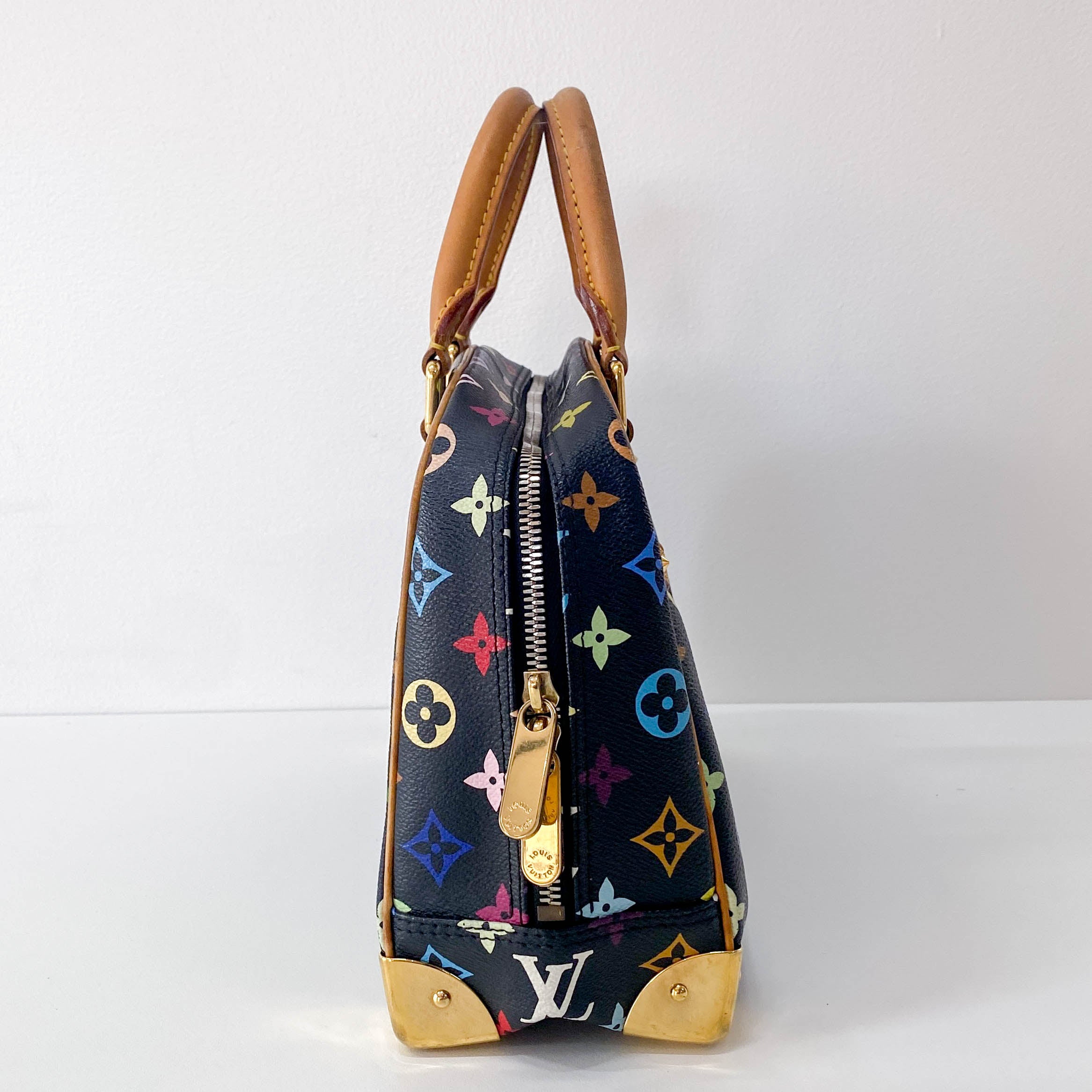 Louis Vuitton x Takashi Murakami Multicolor Trouville Monogram Bag