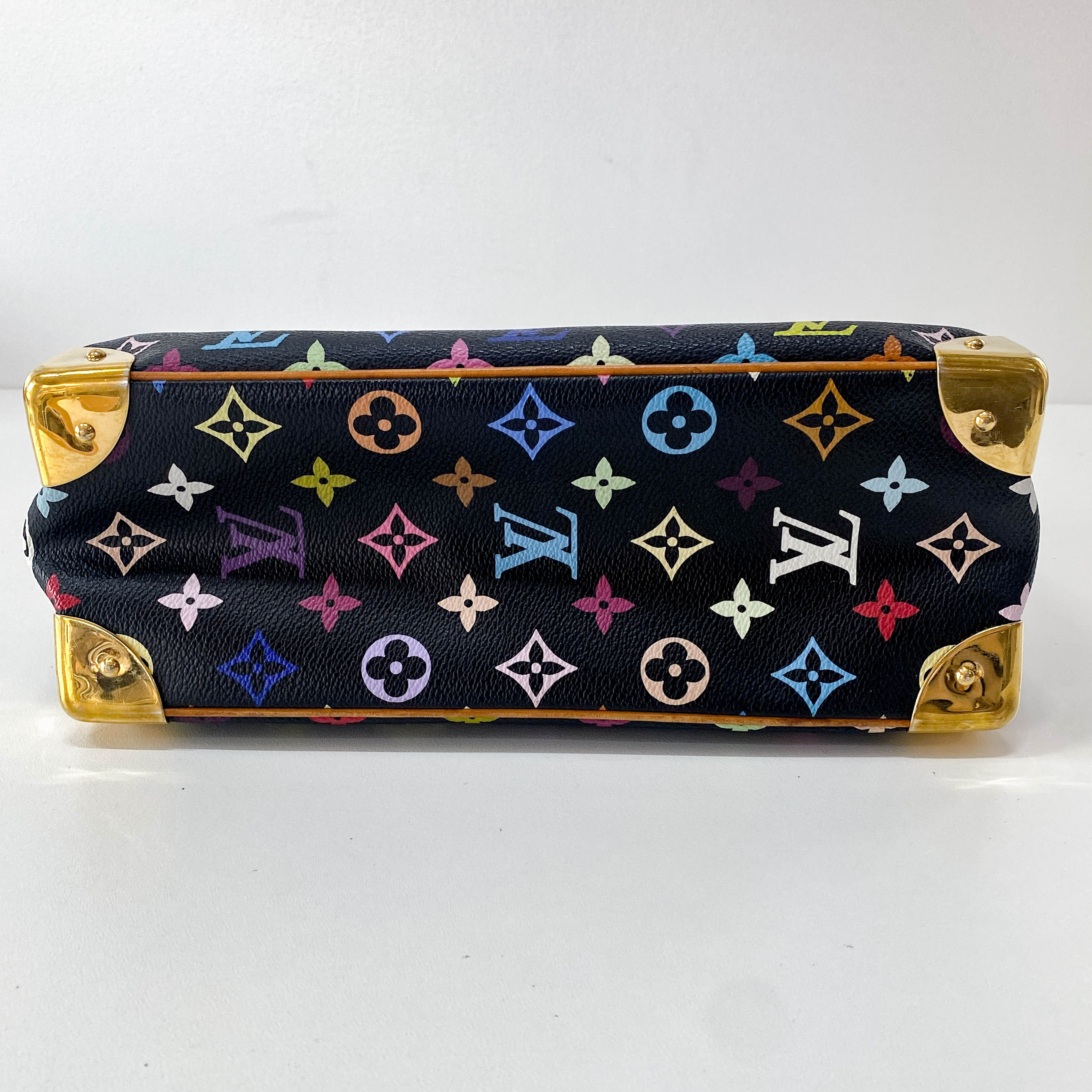 Louis Vuitton x Takashi Murakami Multicolor Trouville Monogram Bag