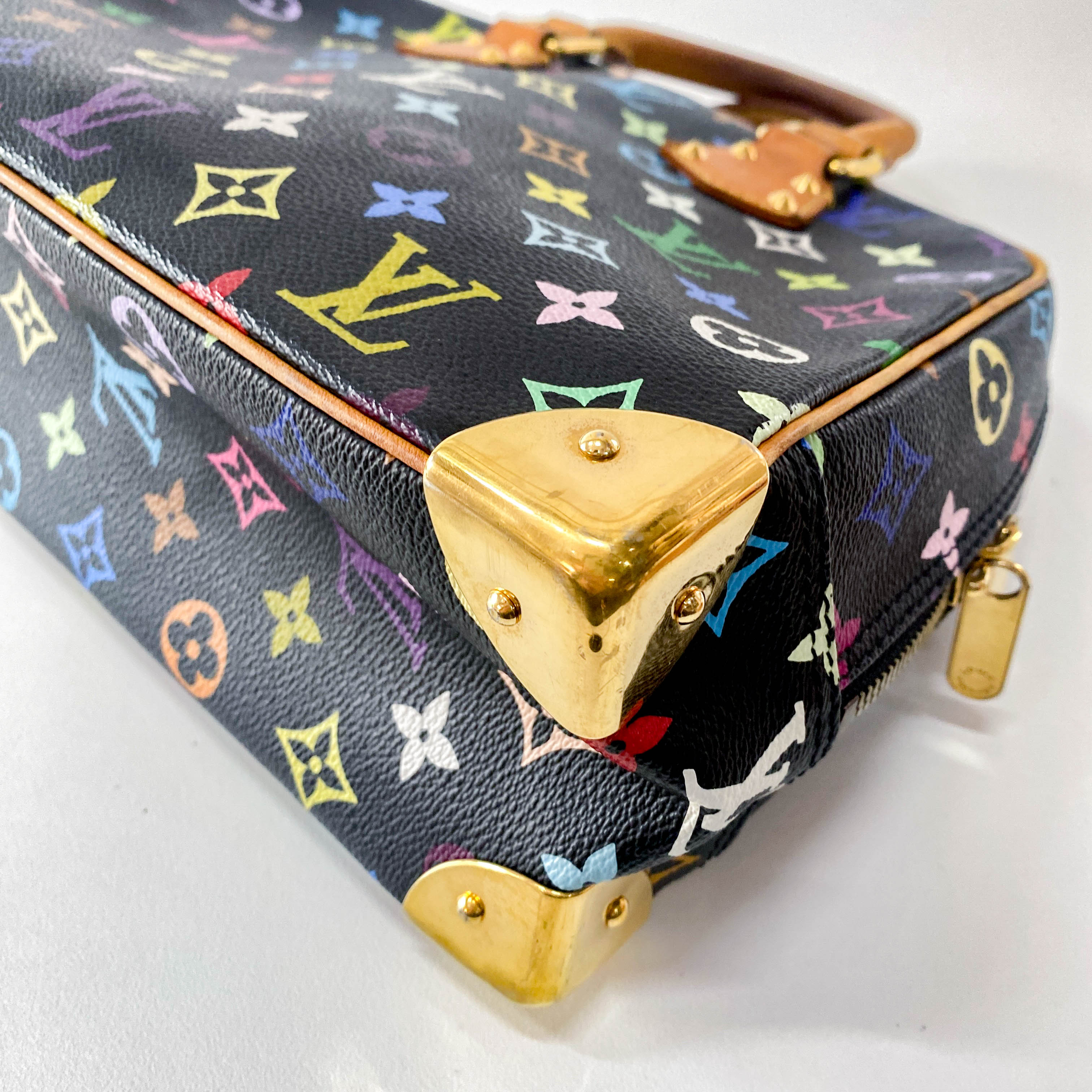 Louis Vuitton x Takashi Murakami Multicolor Trouville Monogram Bag