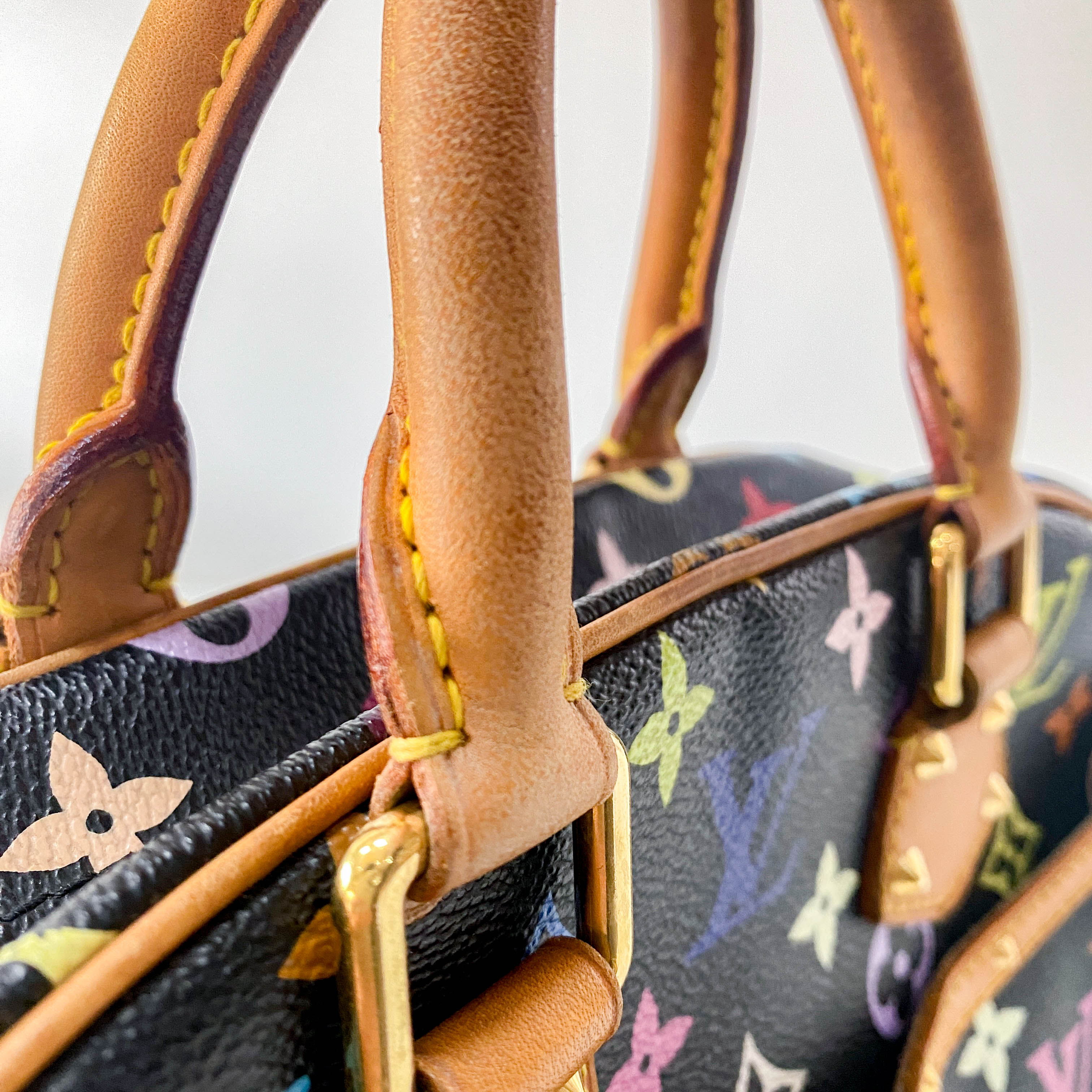 Louis Vuitton x Takashi Murakami Multicolor Trouville Monogram Bag