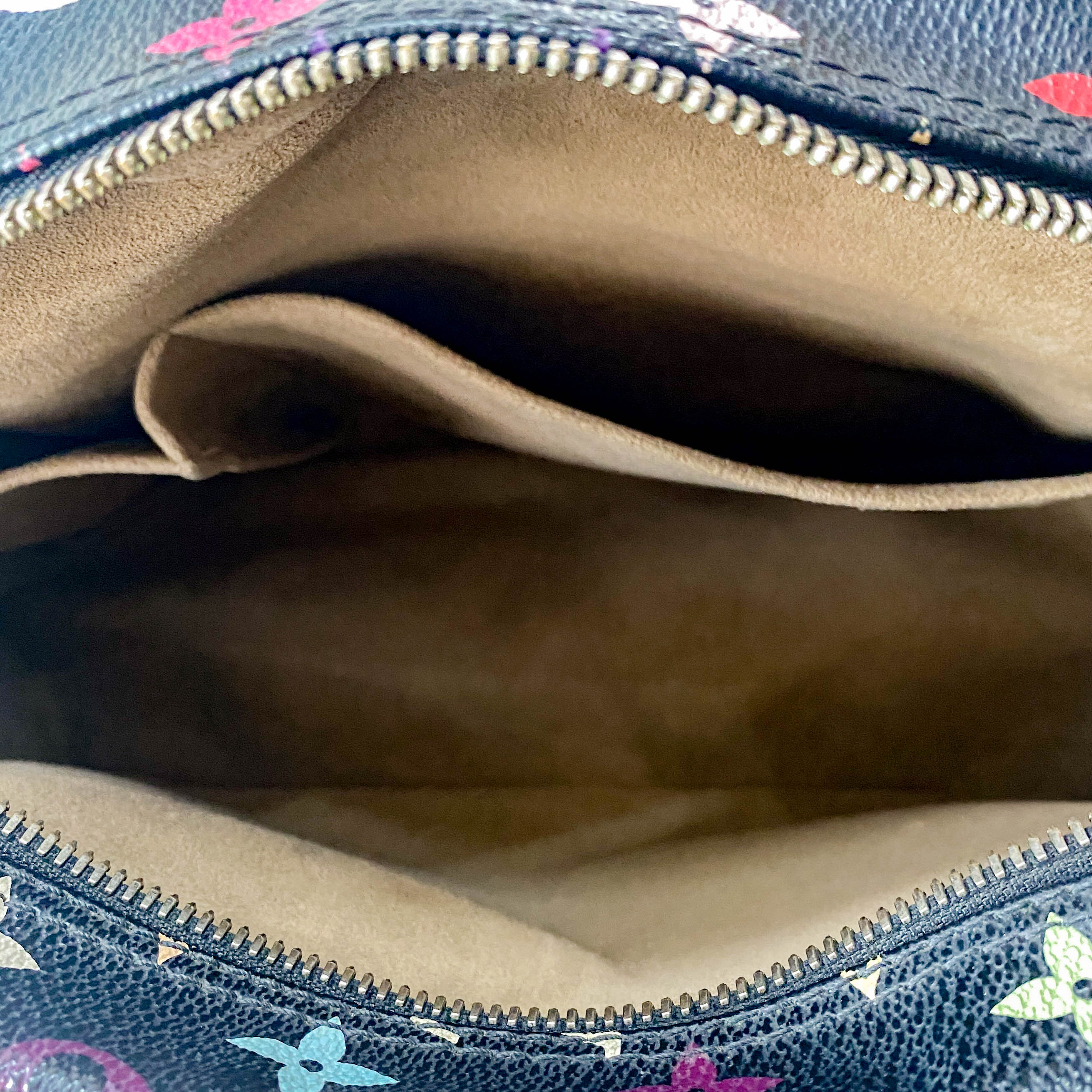 Louis Vuitton x Takashi Murakami Multicolor Trouville Monogram Bag