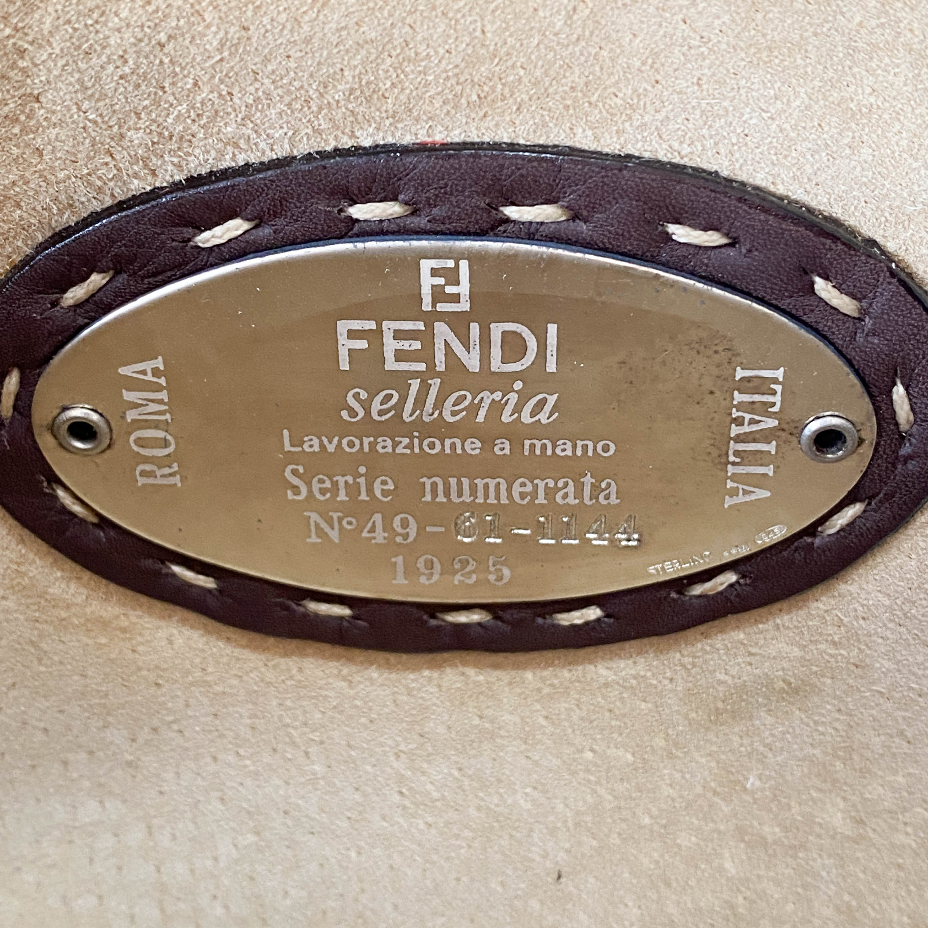 Selleria Baguette Brown Leather Shoulder Bag