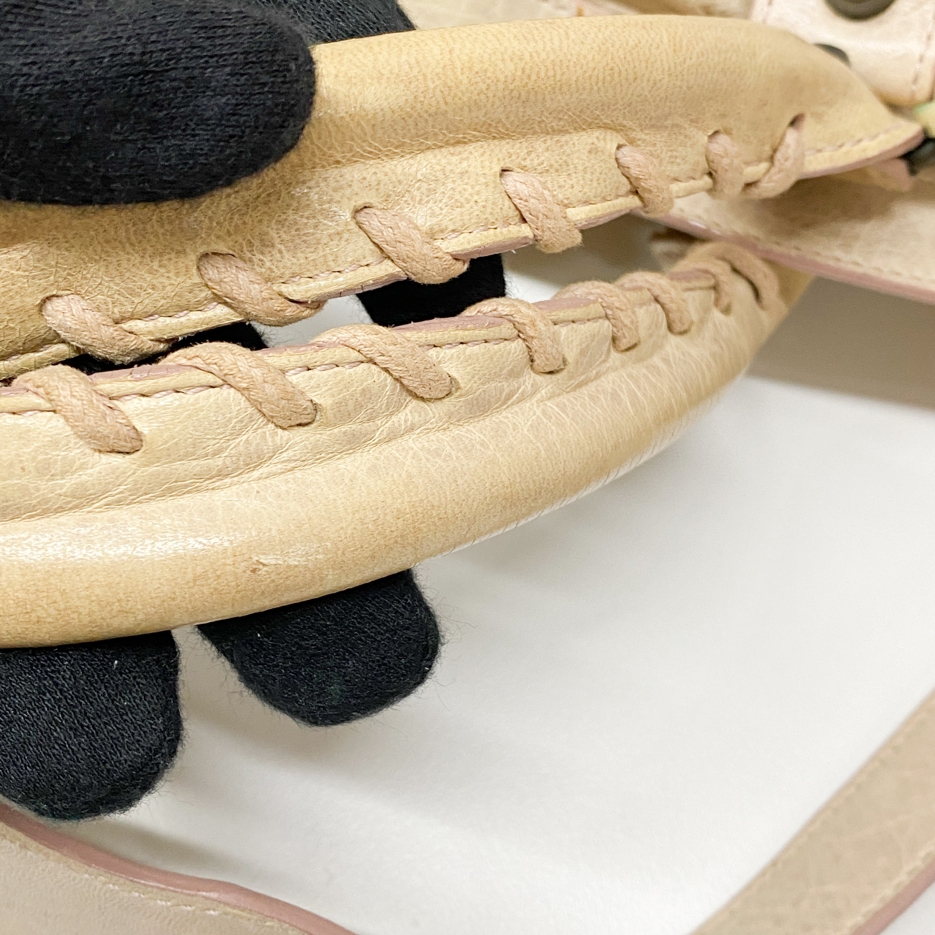 The City Neutral Leather Two Way Bag