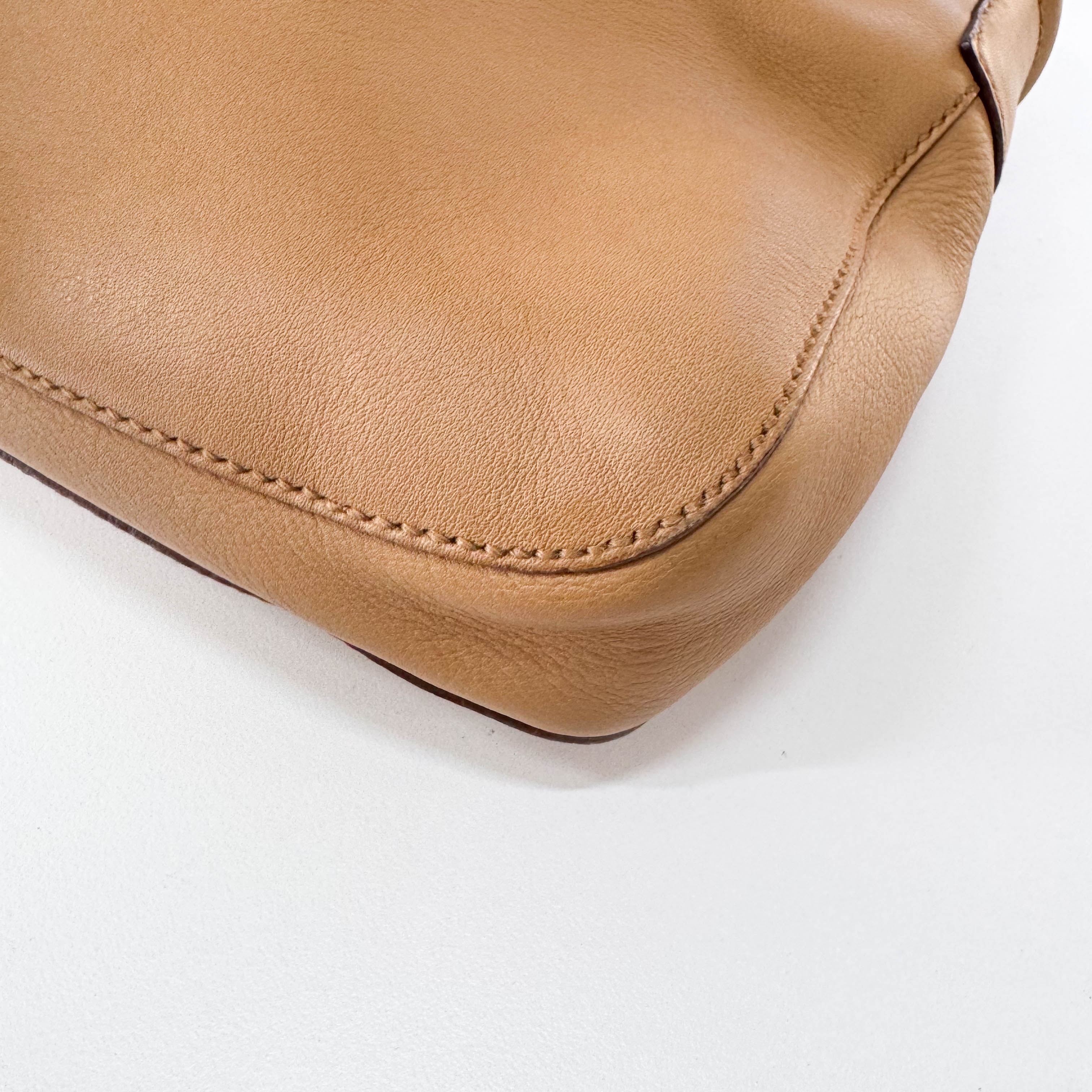 Horsebit Hobo Brown Leather Shoulder Bag