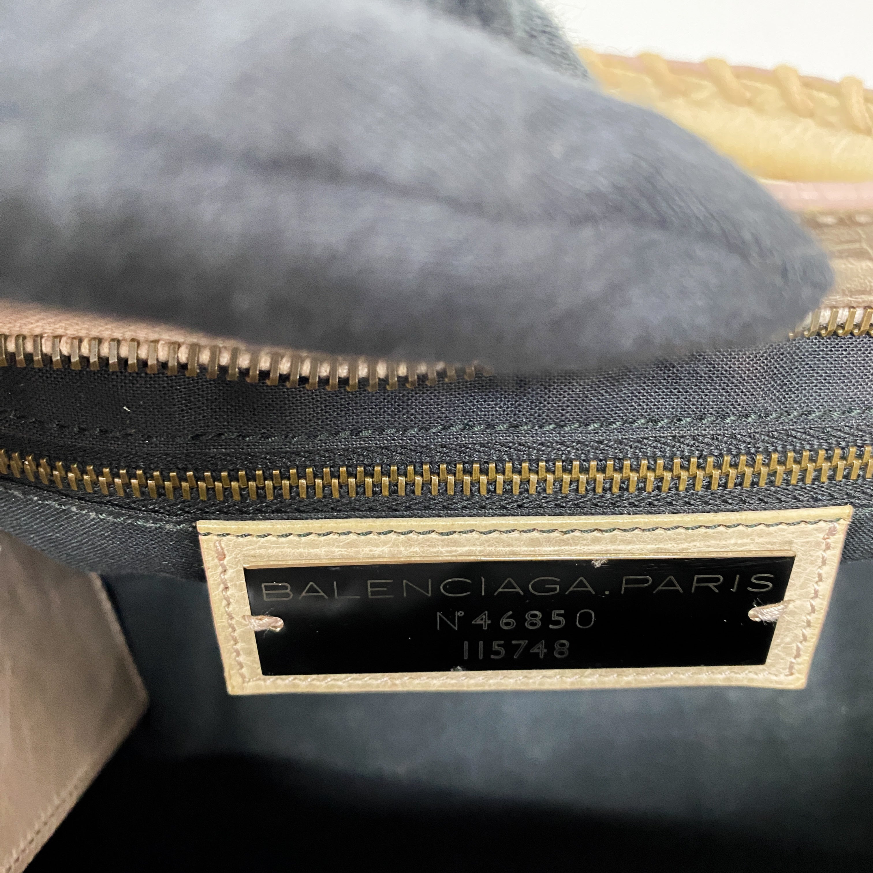 The City Neutral Leather Two Way Bag