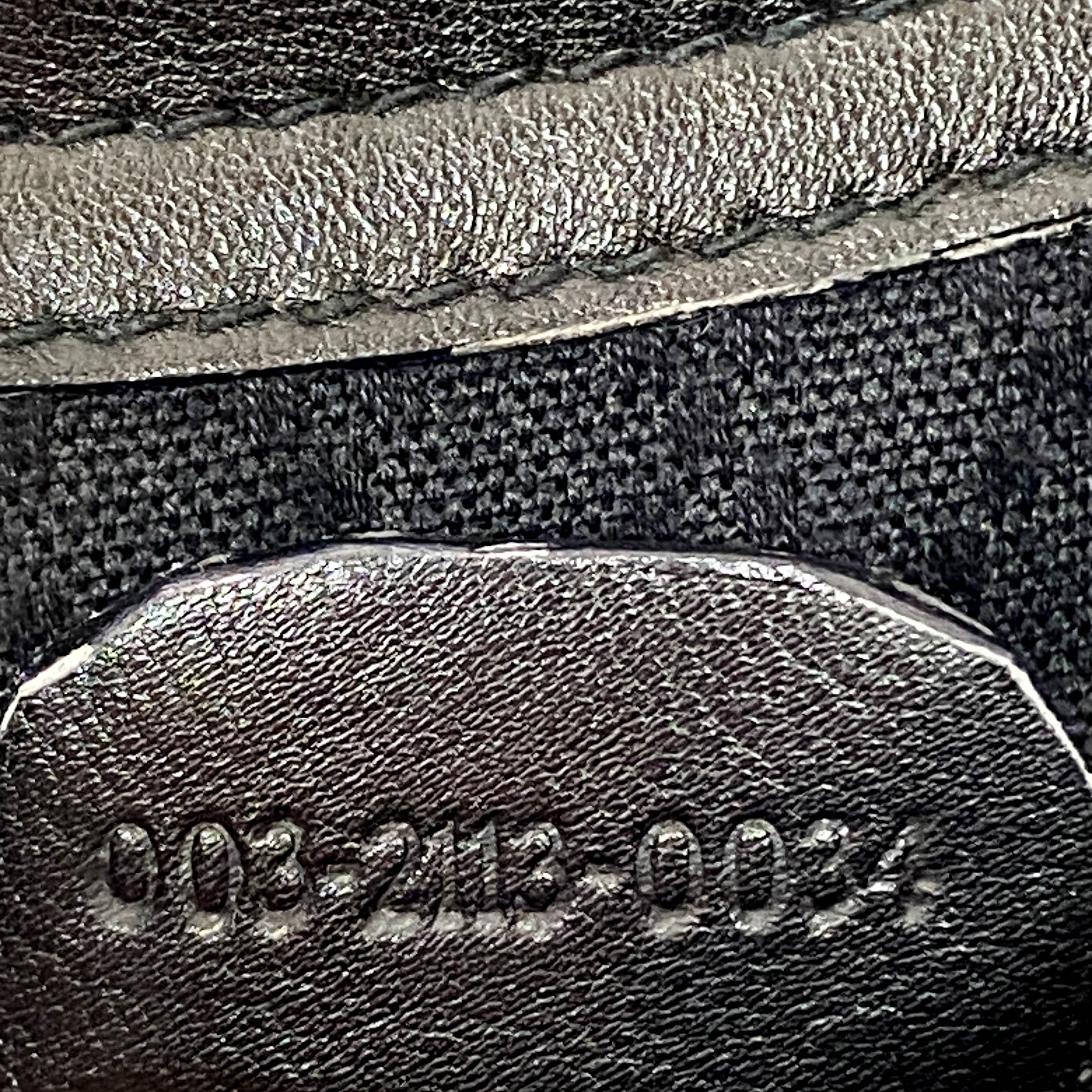 Horsebit Black Leather Shoulder Bag