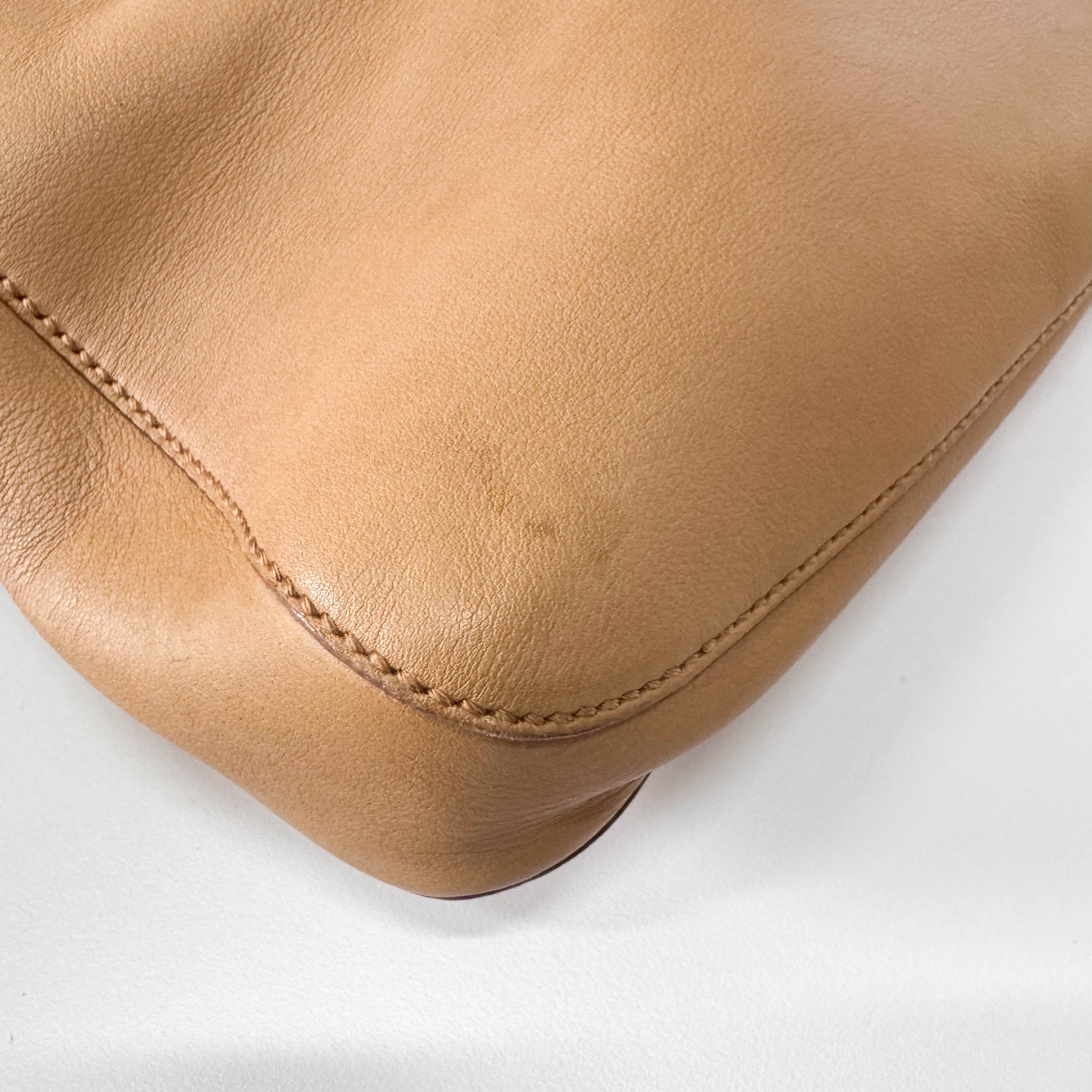 Horsebit Hobo Brown Leather Shoulder Bag