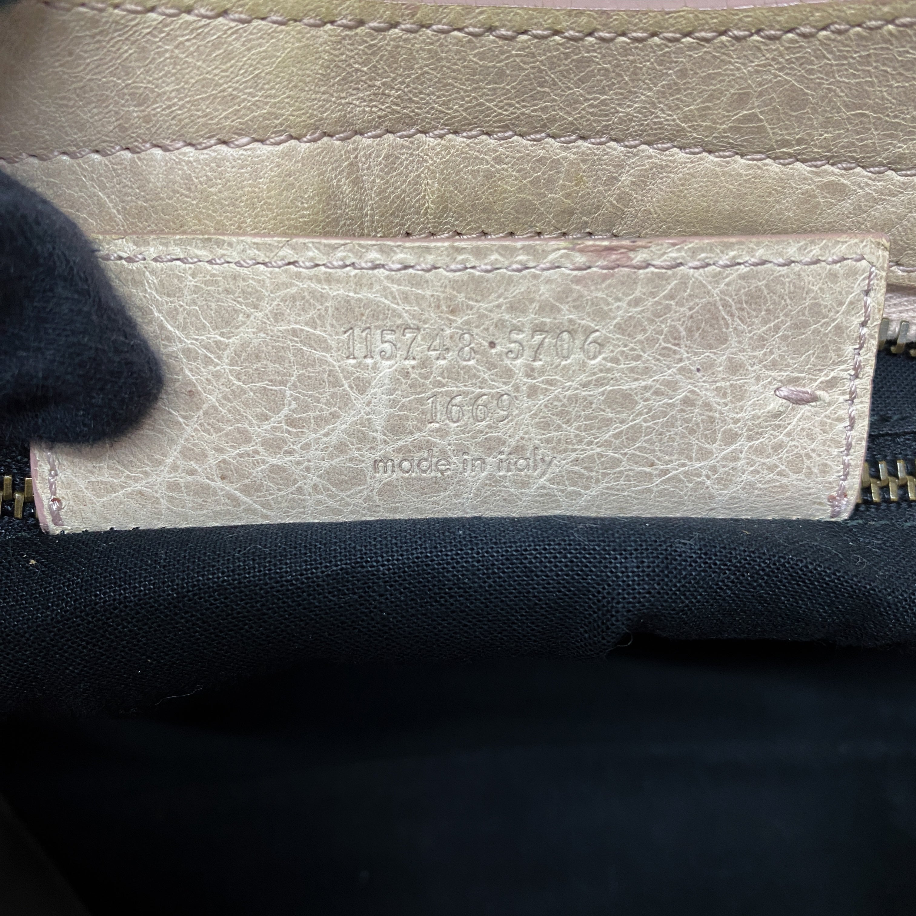 The City Neutral Leather Two Way Bag