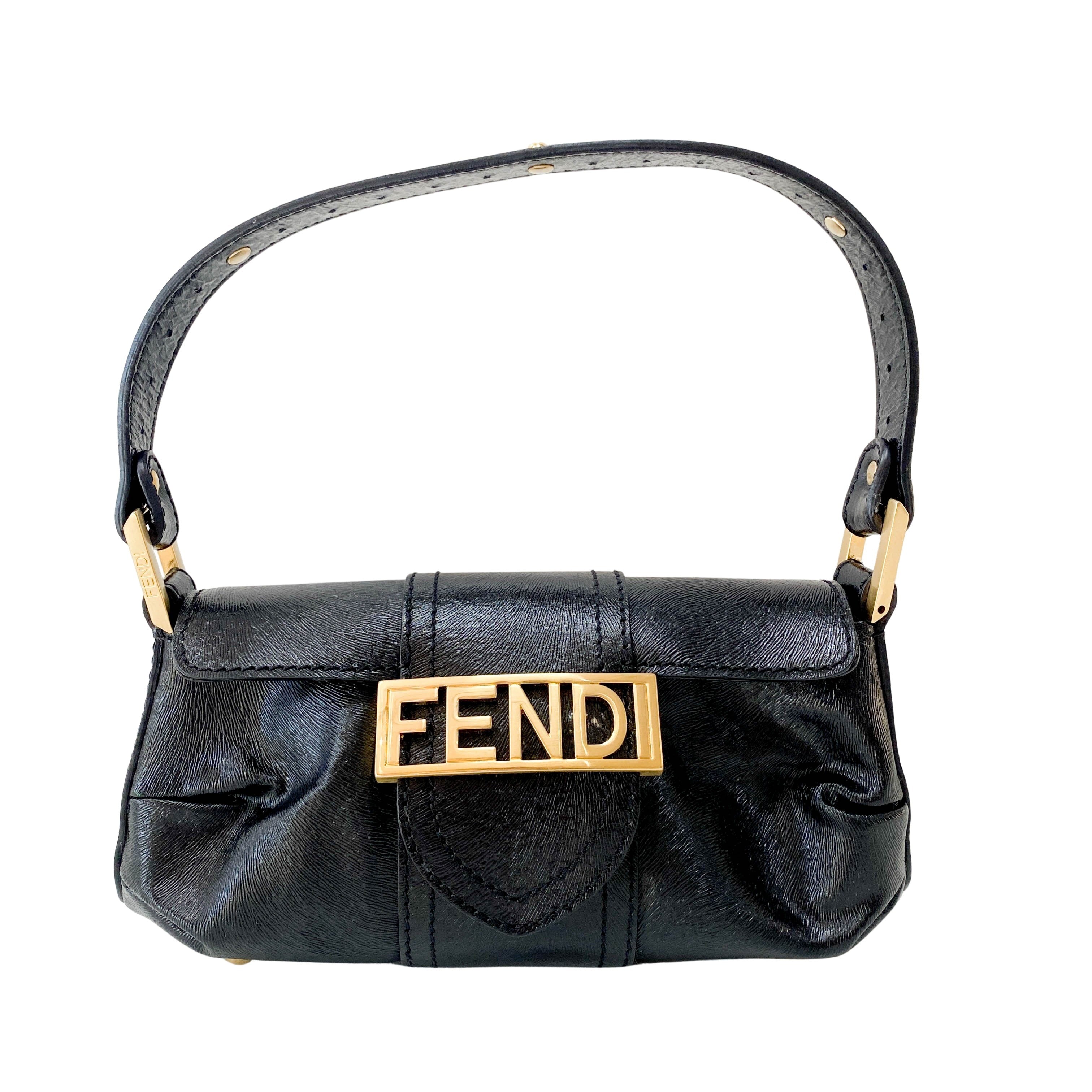 Mini Black Leather Bag