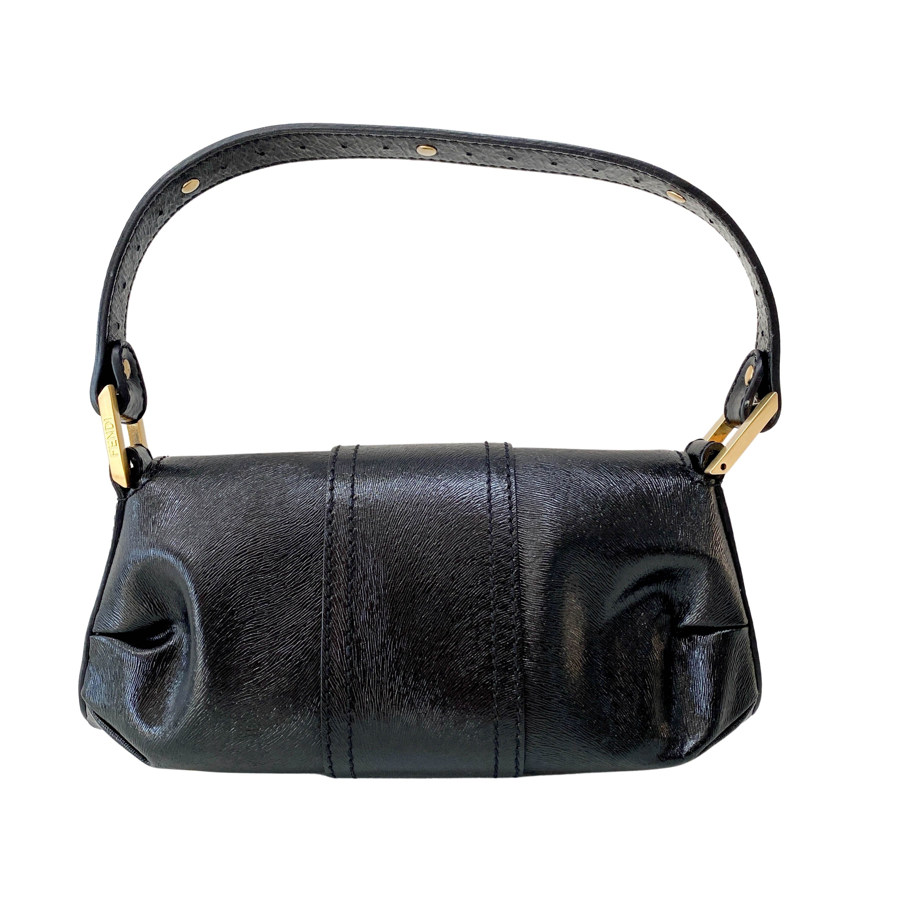 Mini Black Leather Bag