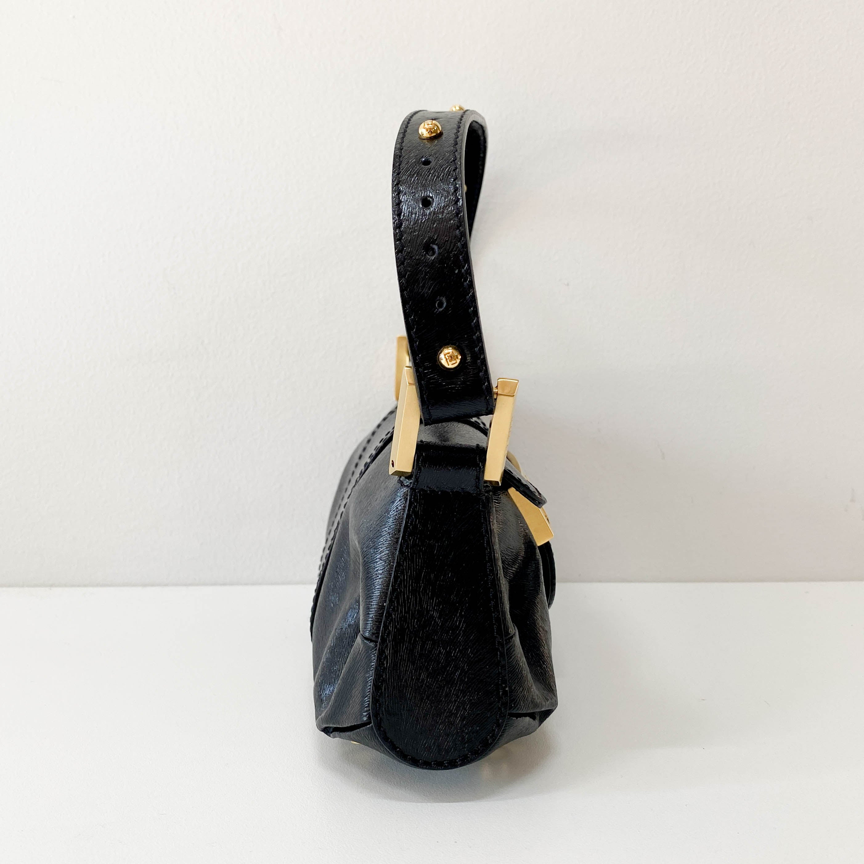Mini Black Leather Bag