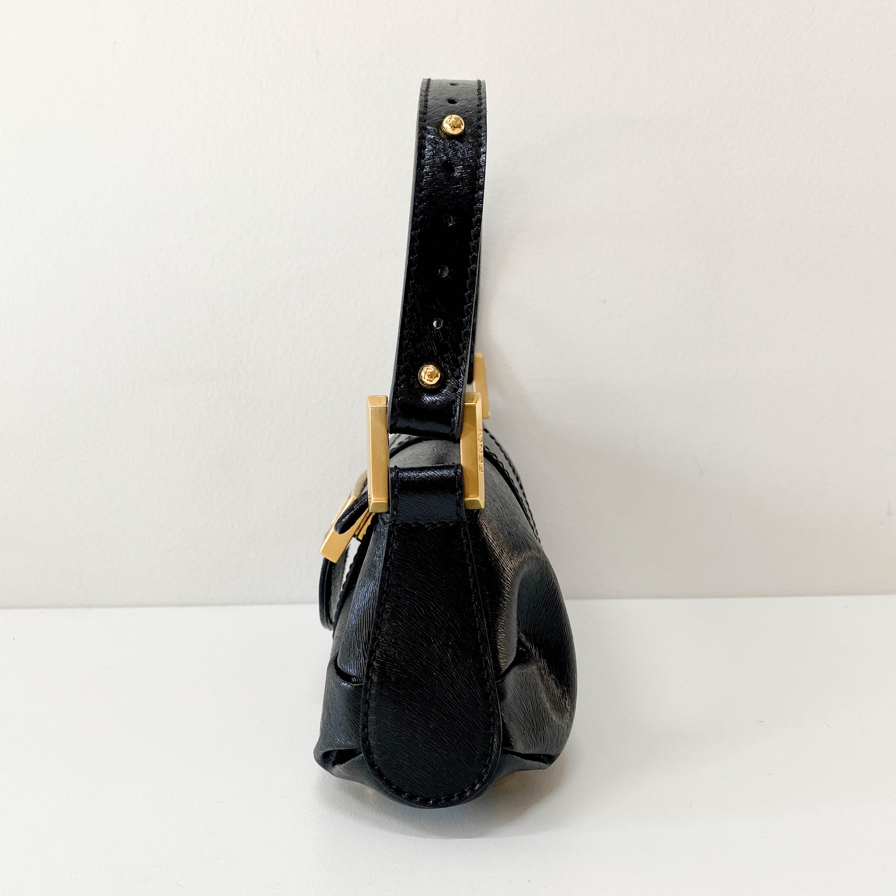 Mini Black Leather Bag