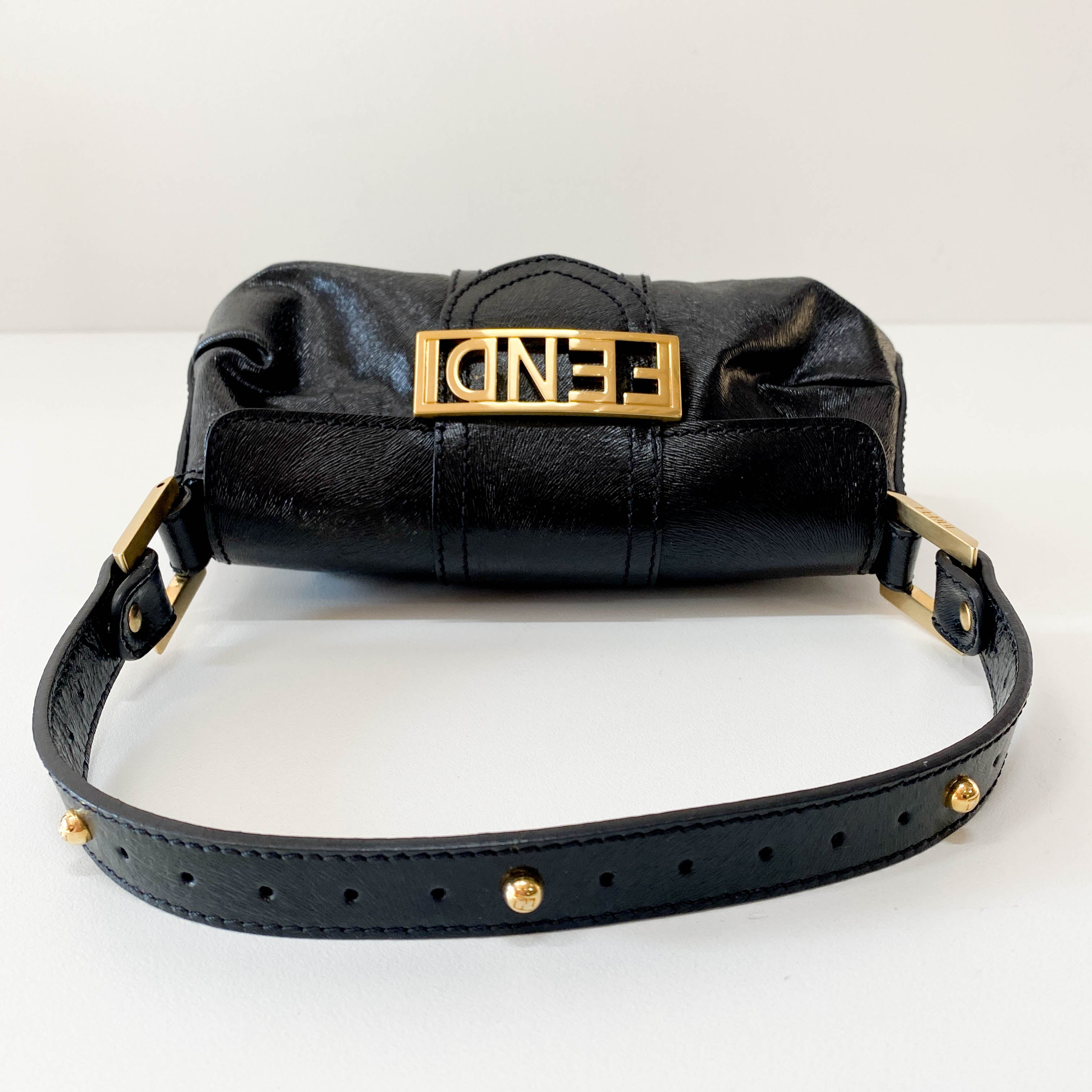 Mini Black Leather Bag