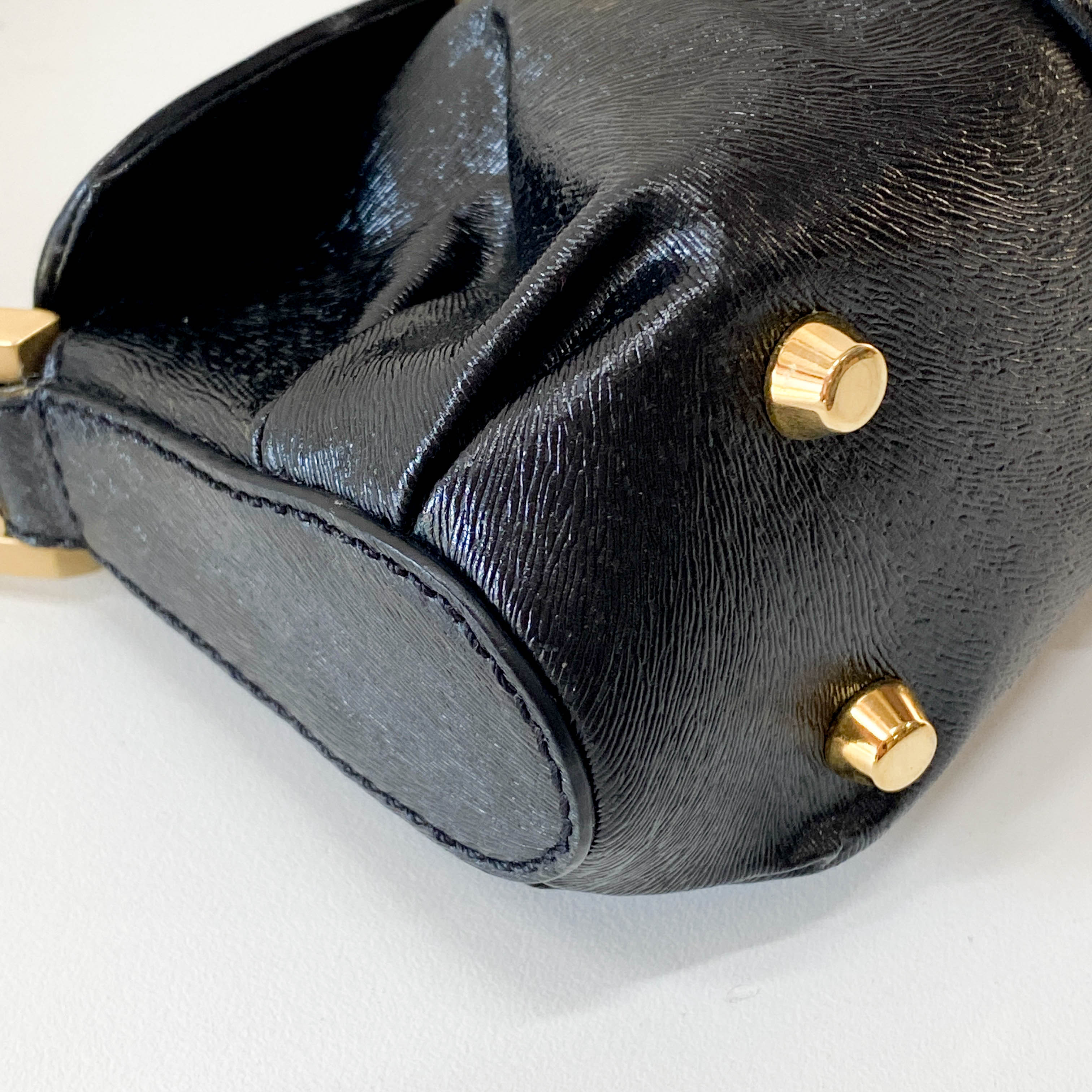 Mini Black Leather Bag