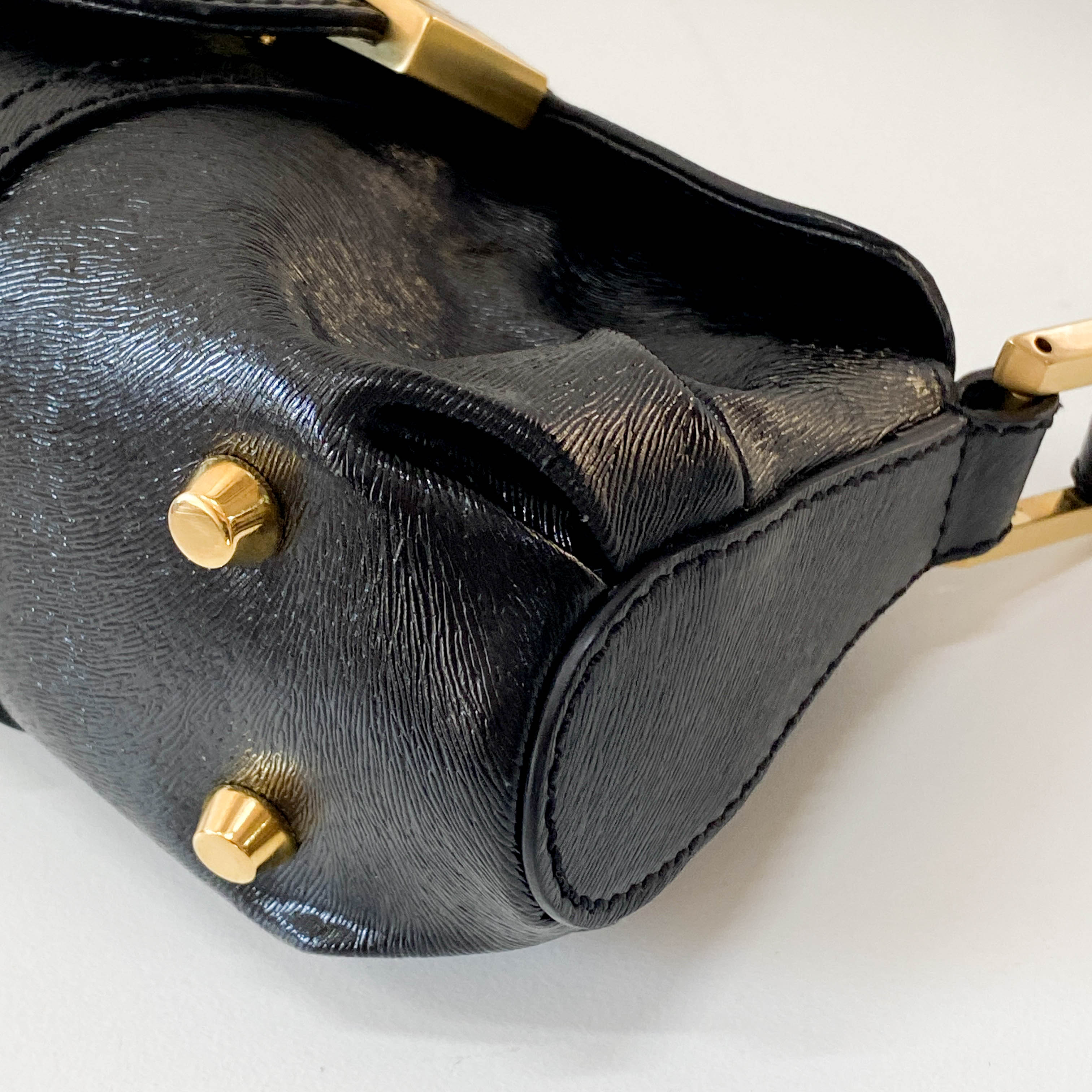 Mini Black Leather Bag