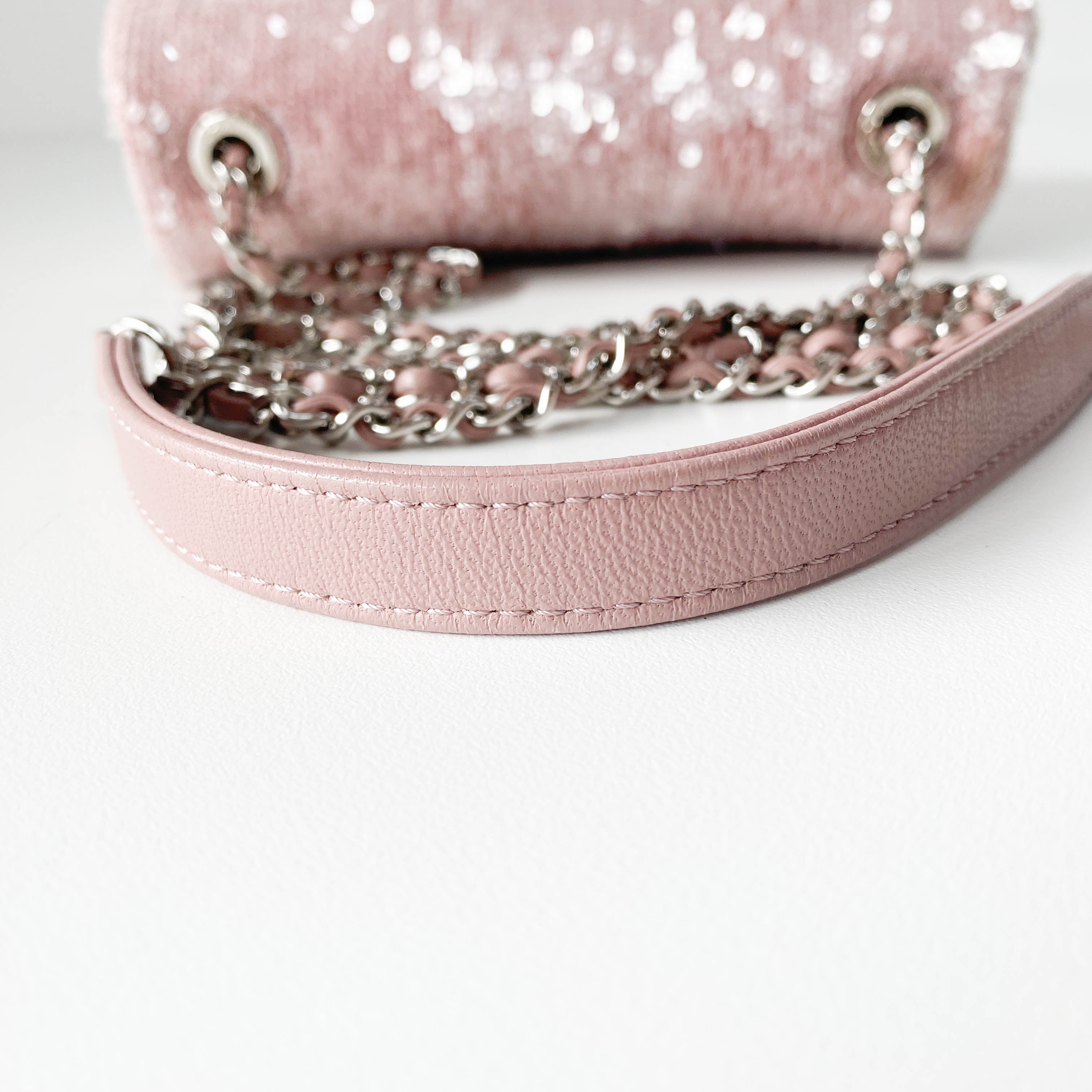 Small Waterfall Timeless Classic Sequin Bag