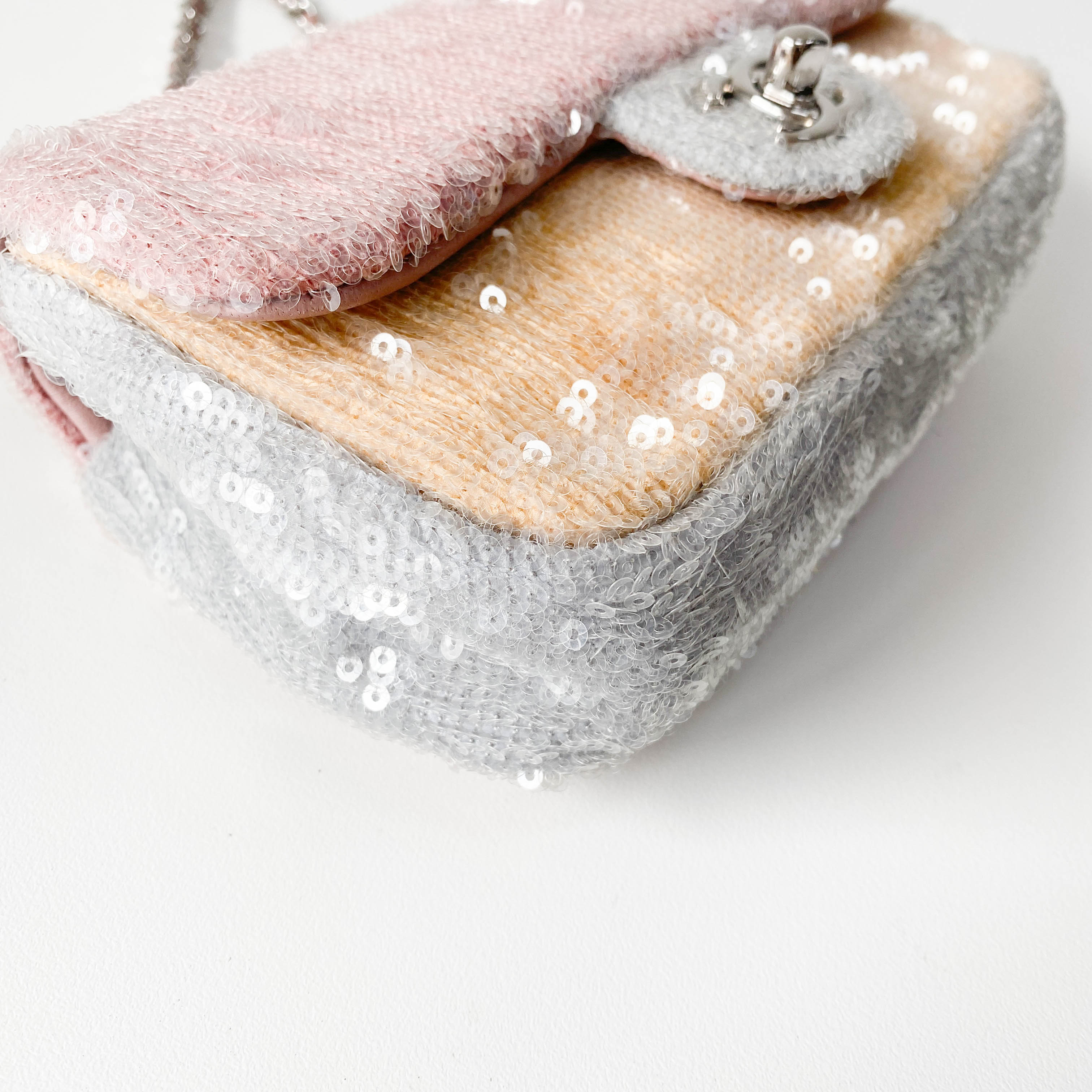 Small Waterfall Timeless Classic Sequin Bag