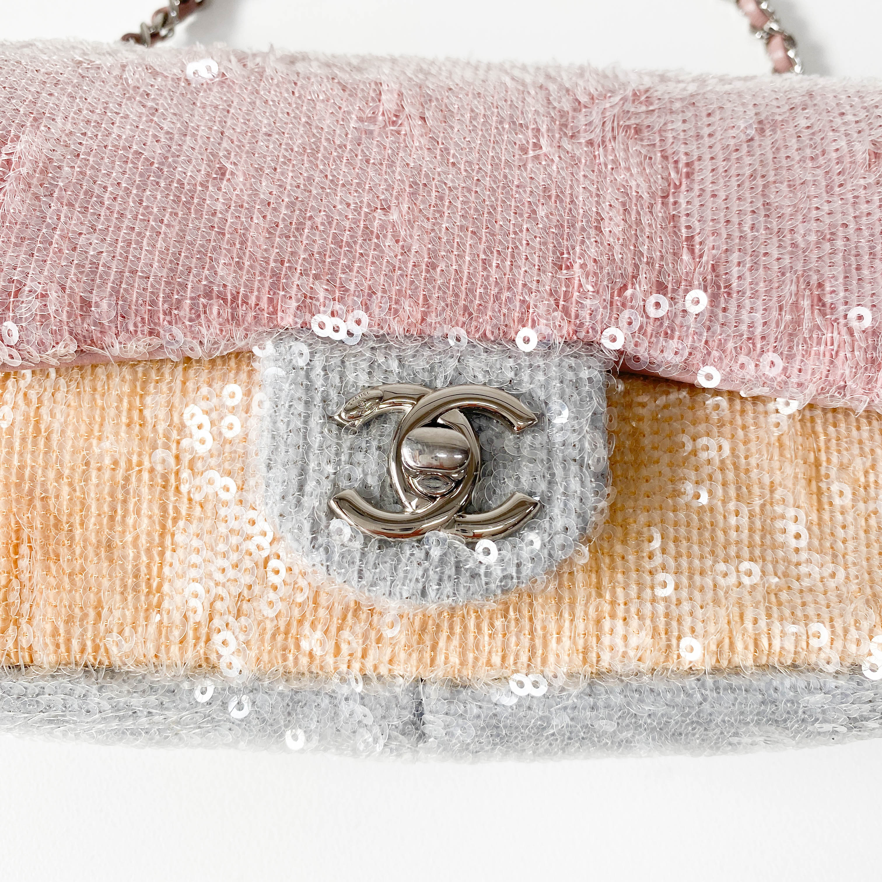 Small Waterfall Timeless Classic Sequin Bag