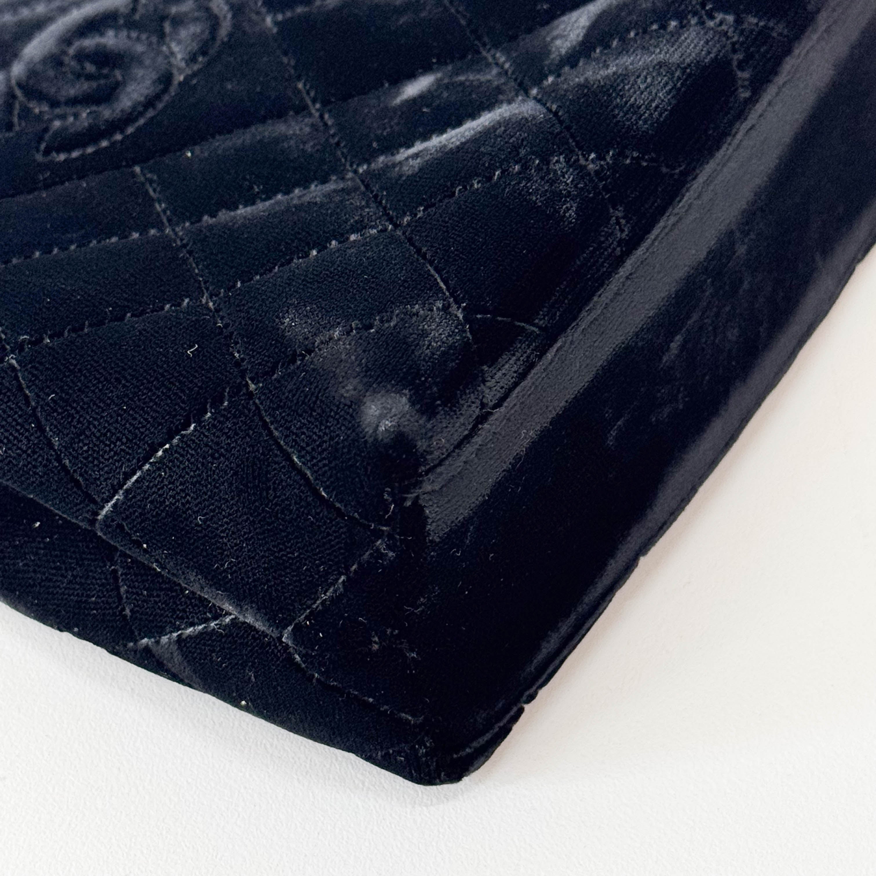 Black Velvet Handbag