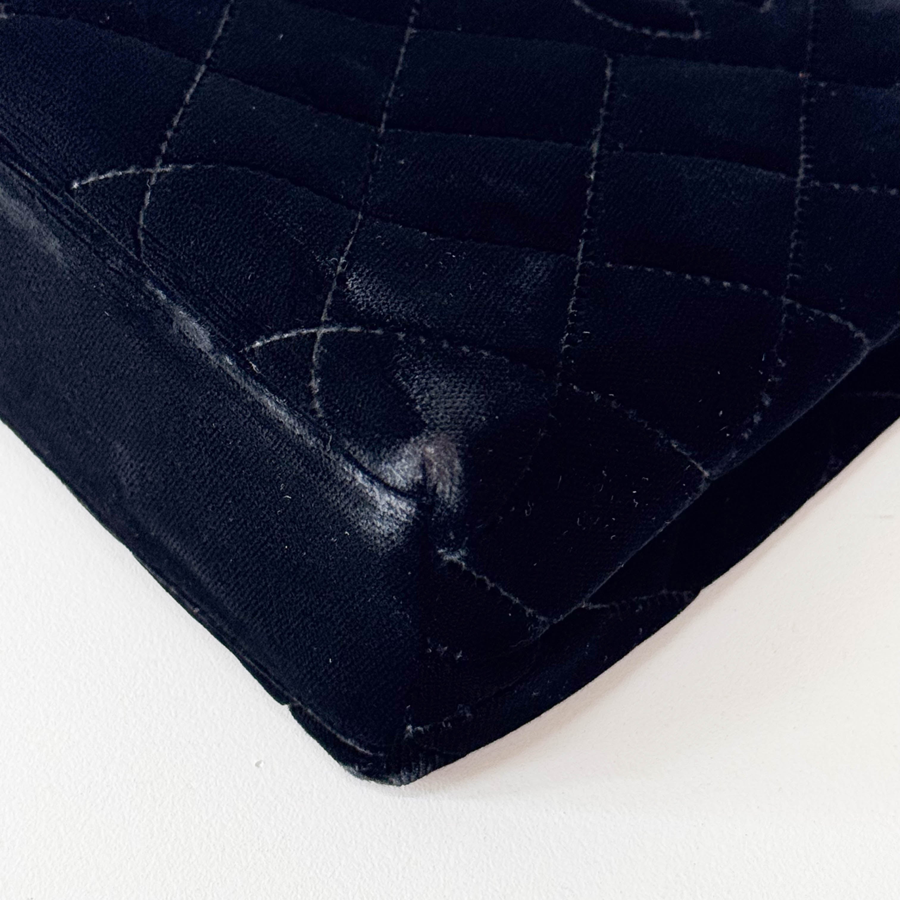 Black Velvet Handbag