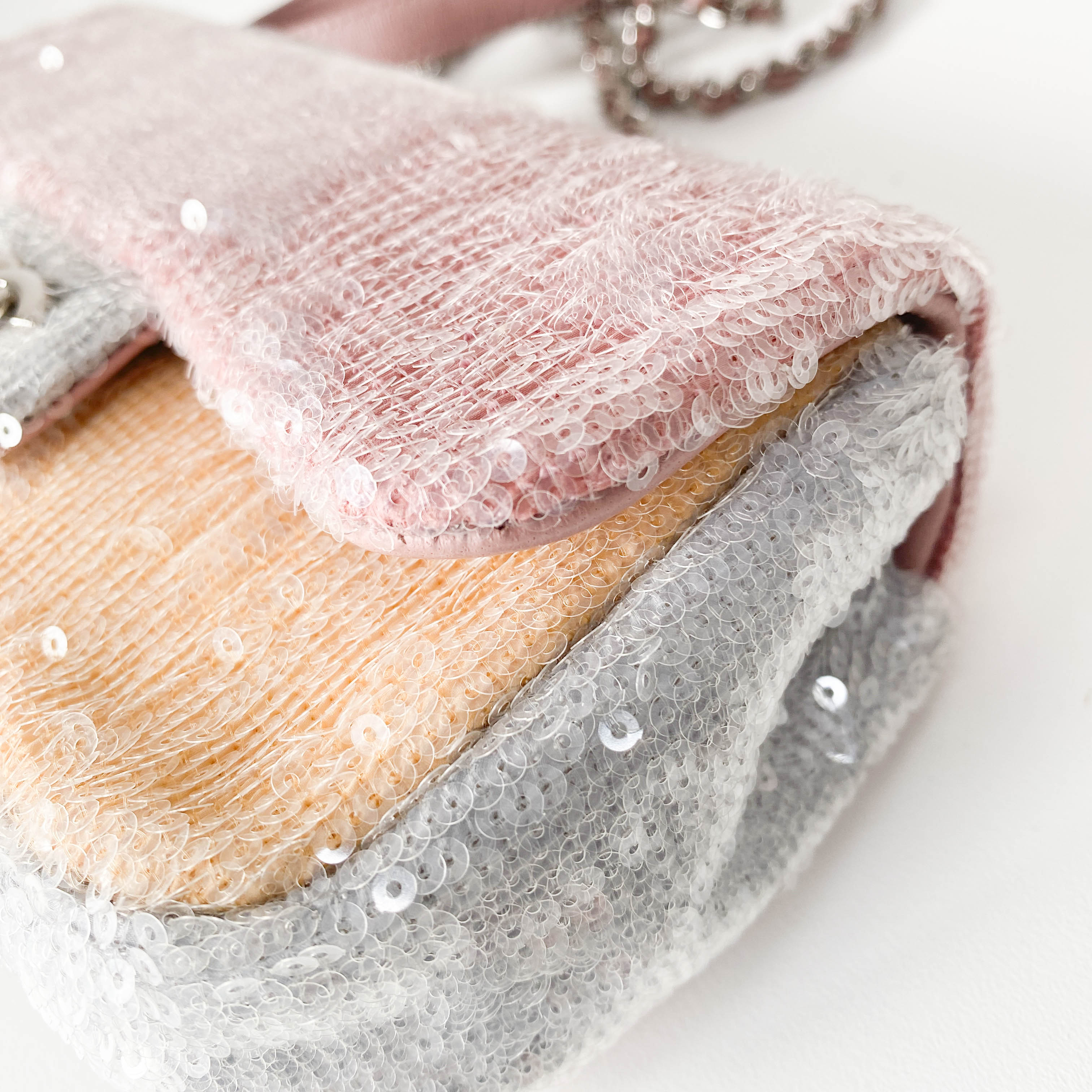 Small Waterfall Timeless Classic Sequin Bag