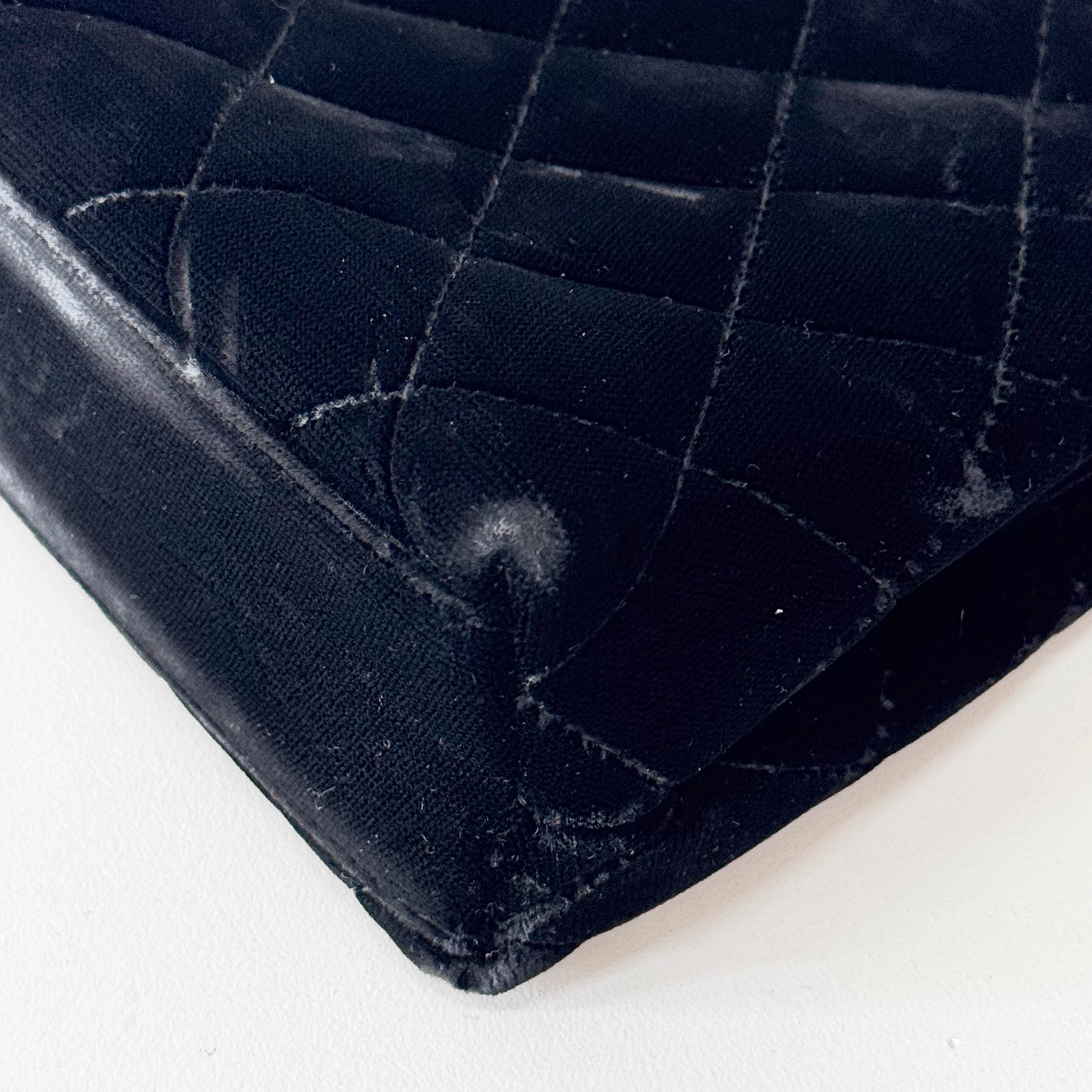 Black Velvet Handbag