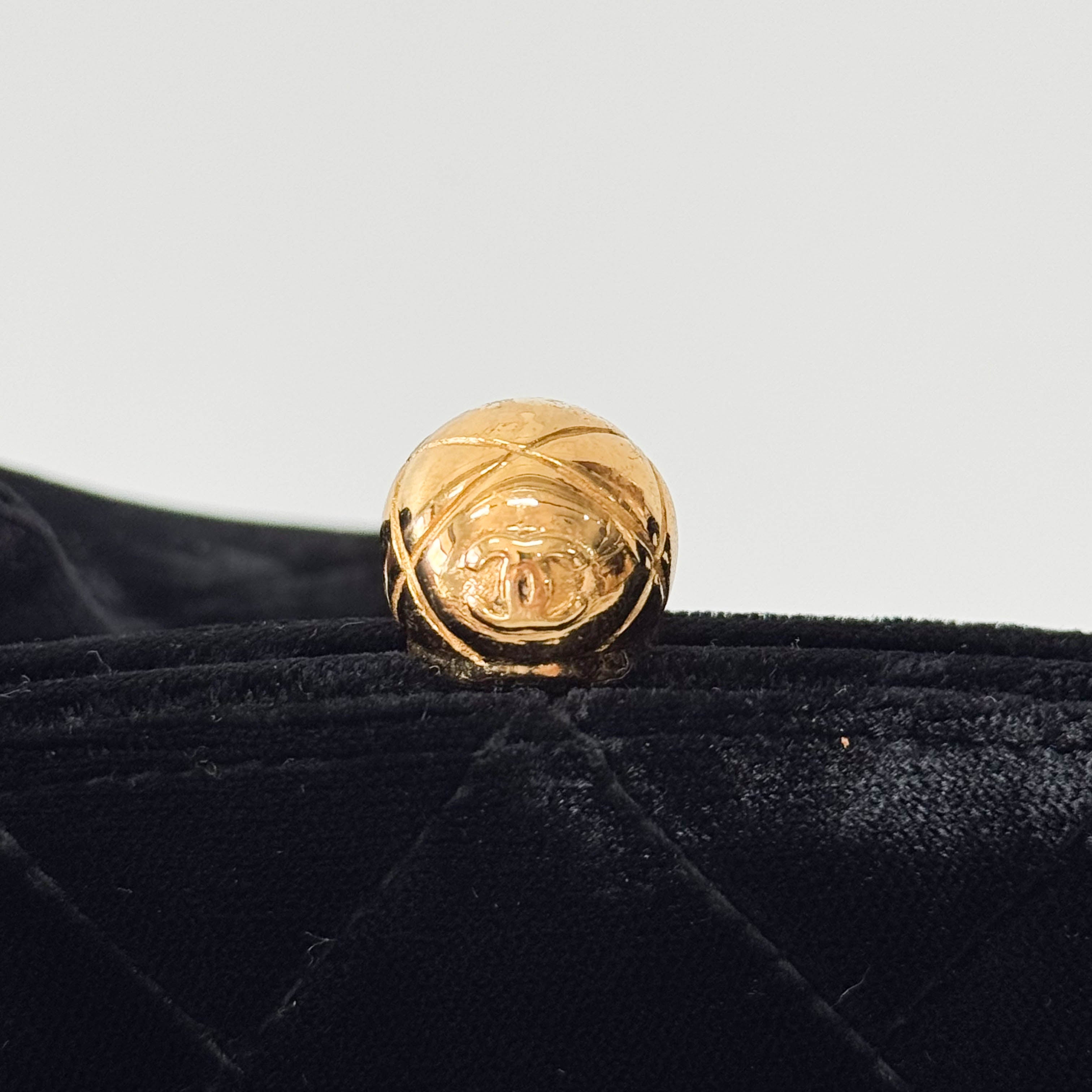 Black Velvet Handbag