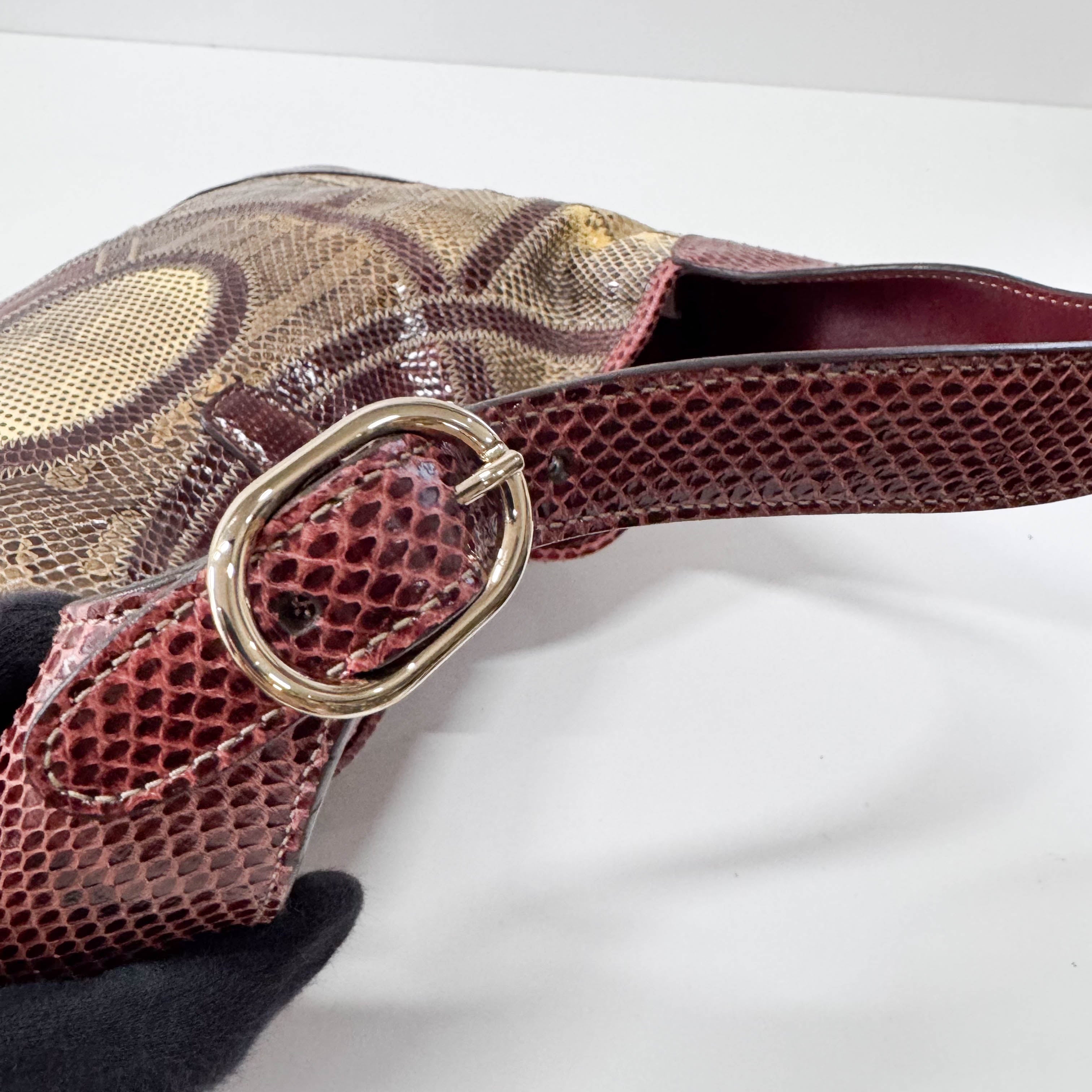 Jackie Horsebit Leather Shoulder Bag