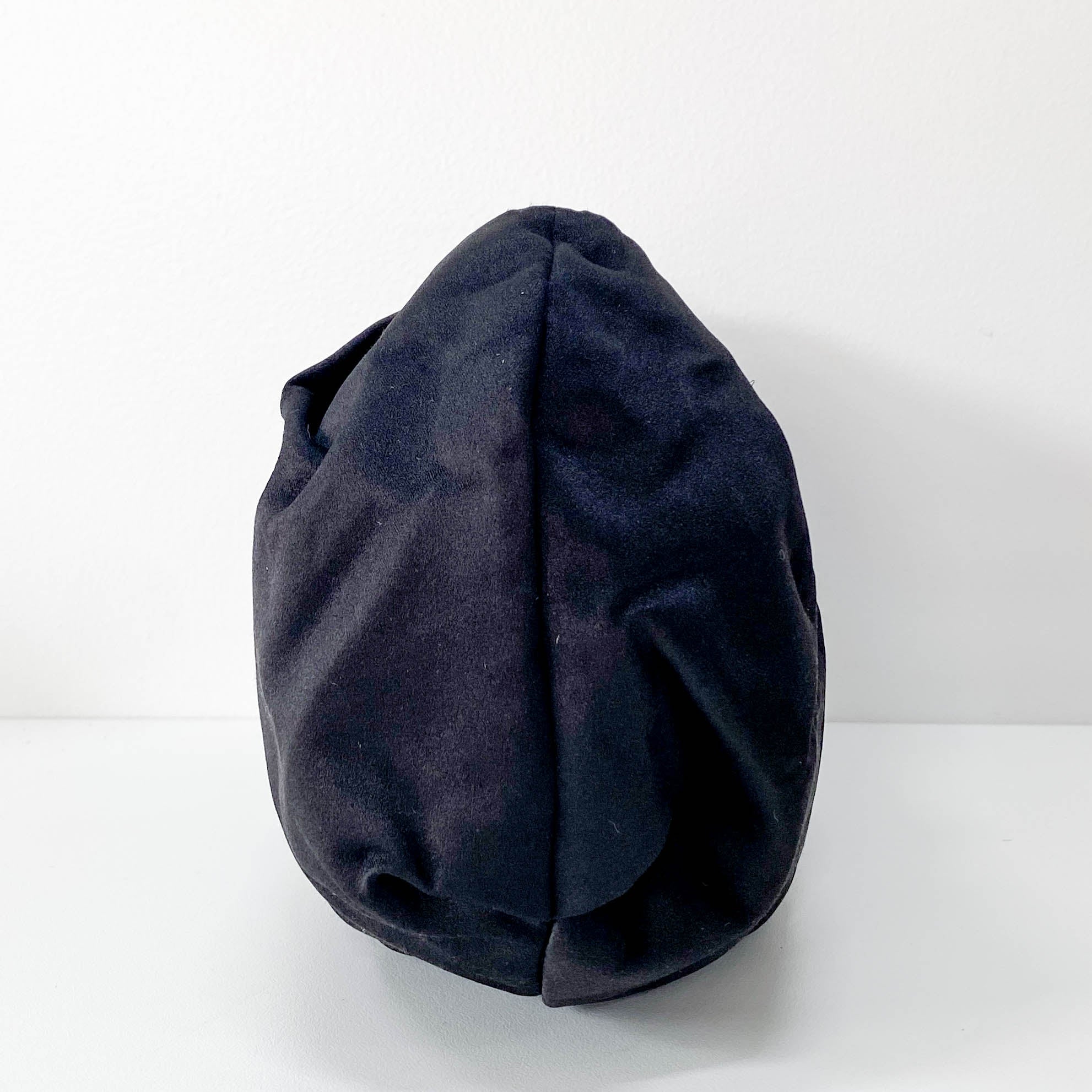 Archive Black Satin Clutch Bag