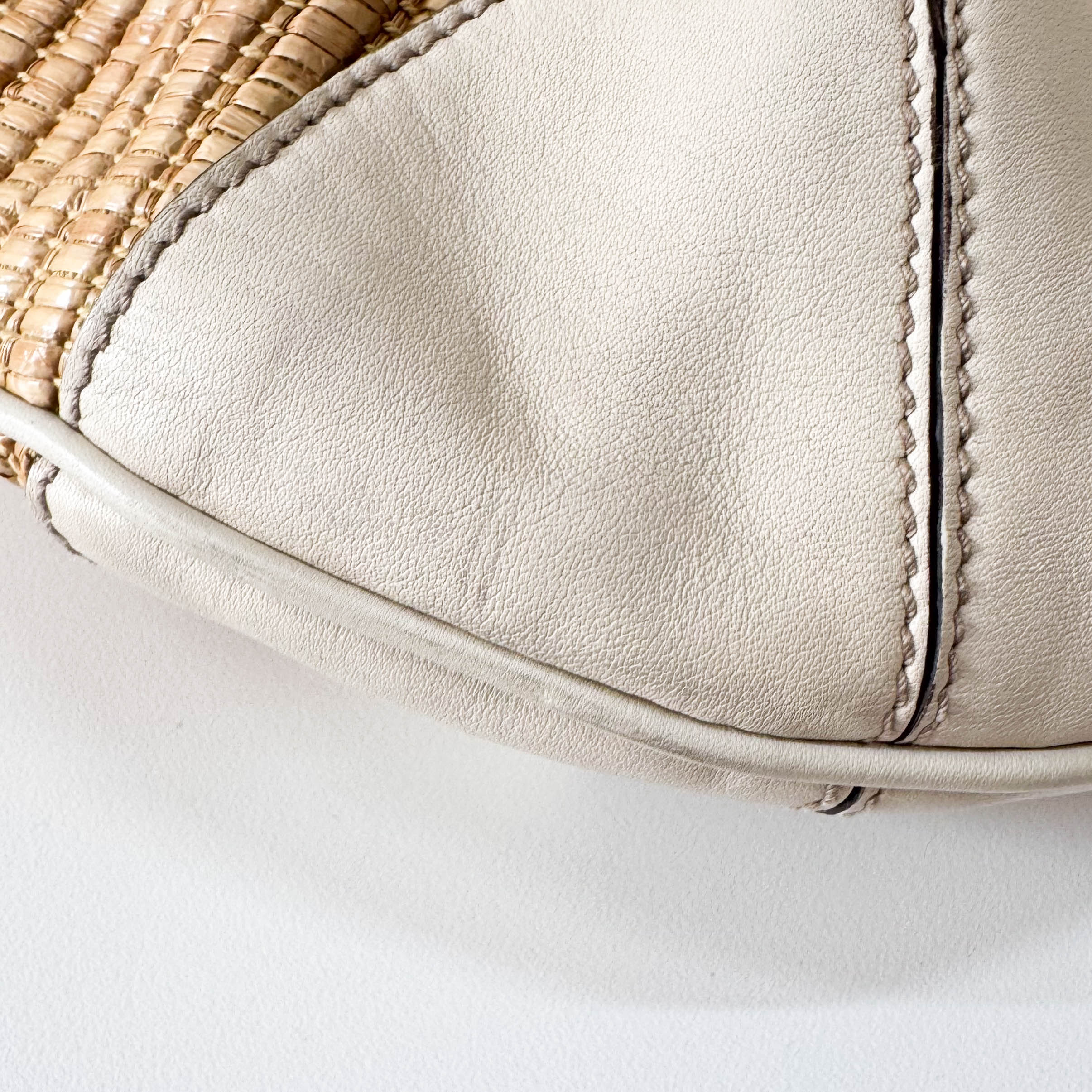 Bamboo Peggy Raffia Hobo Bag