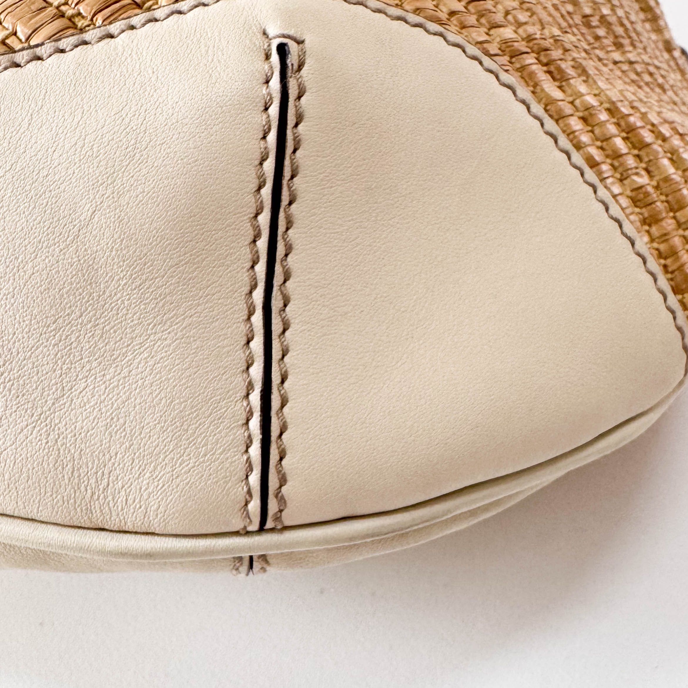 Bamboo Peggy Raffia Hobo Bag