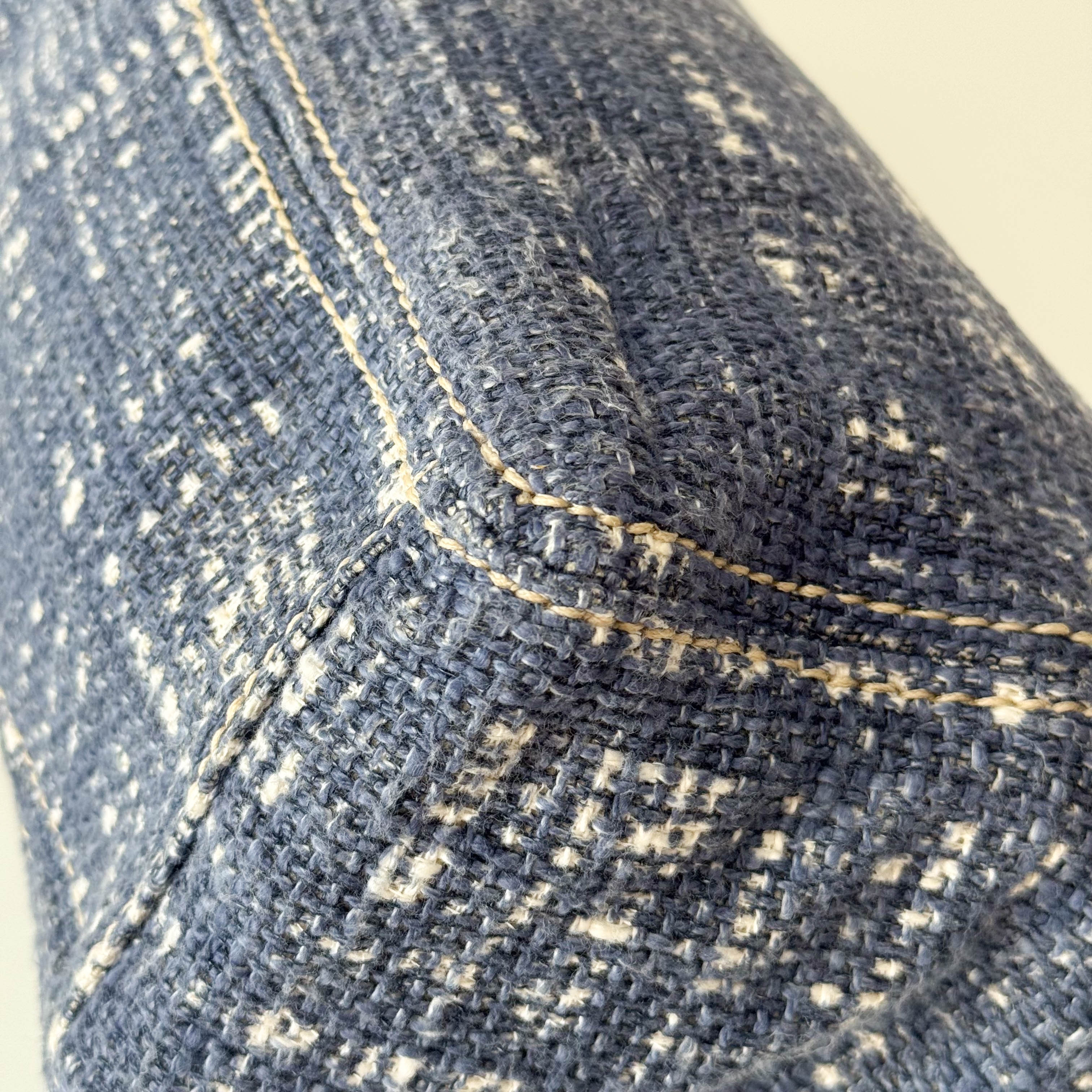 Blue Cotton Shoulder Bag