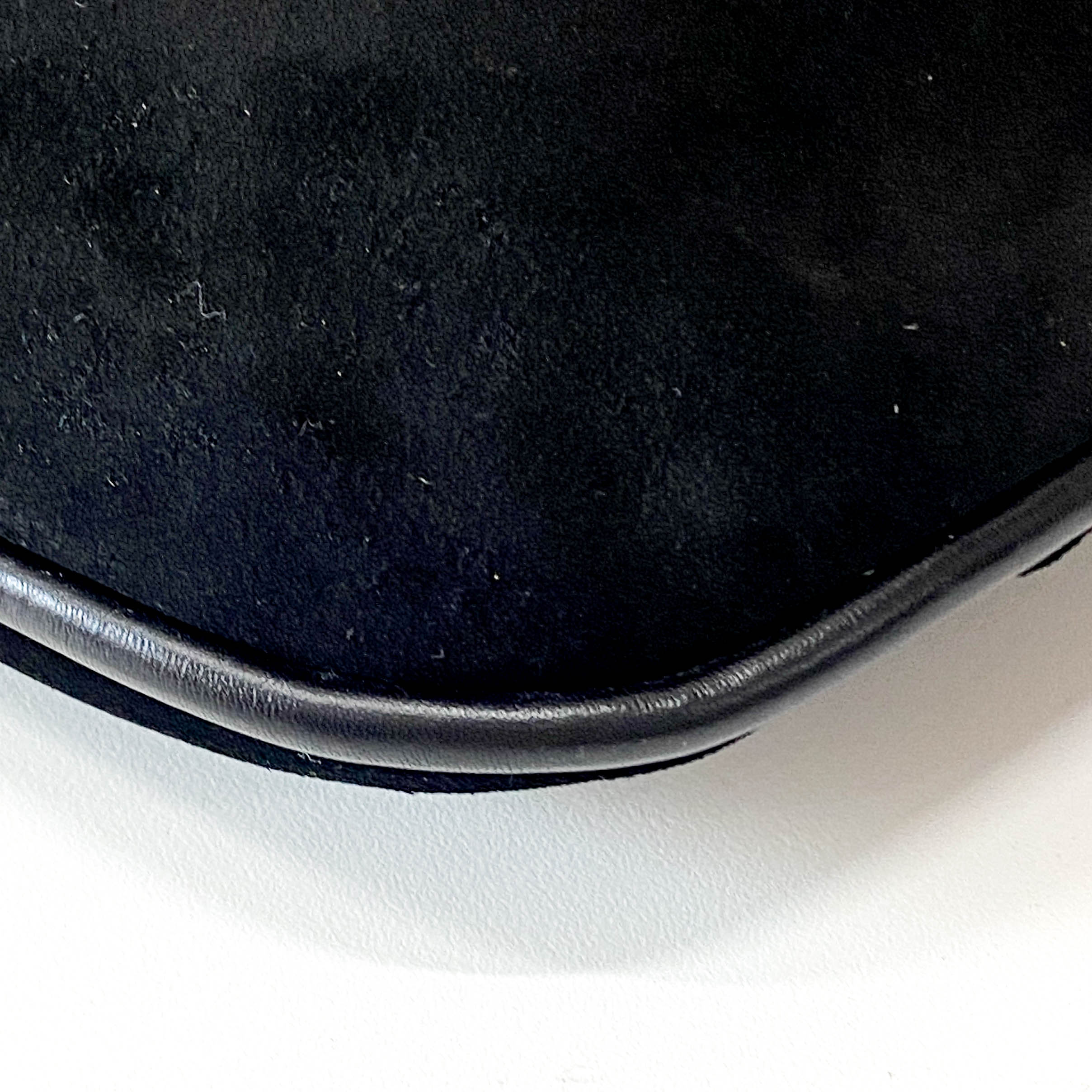 Black Suede Shoulder Bag